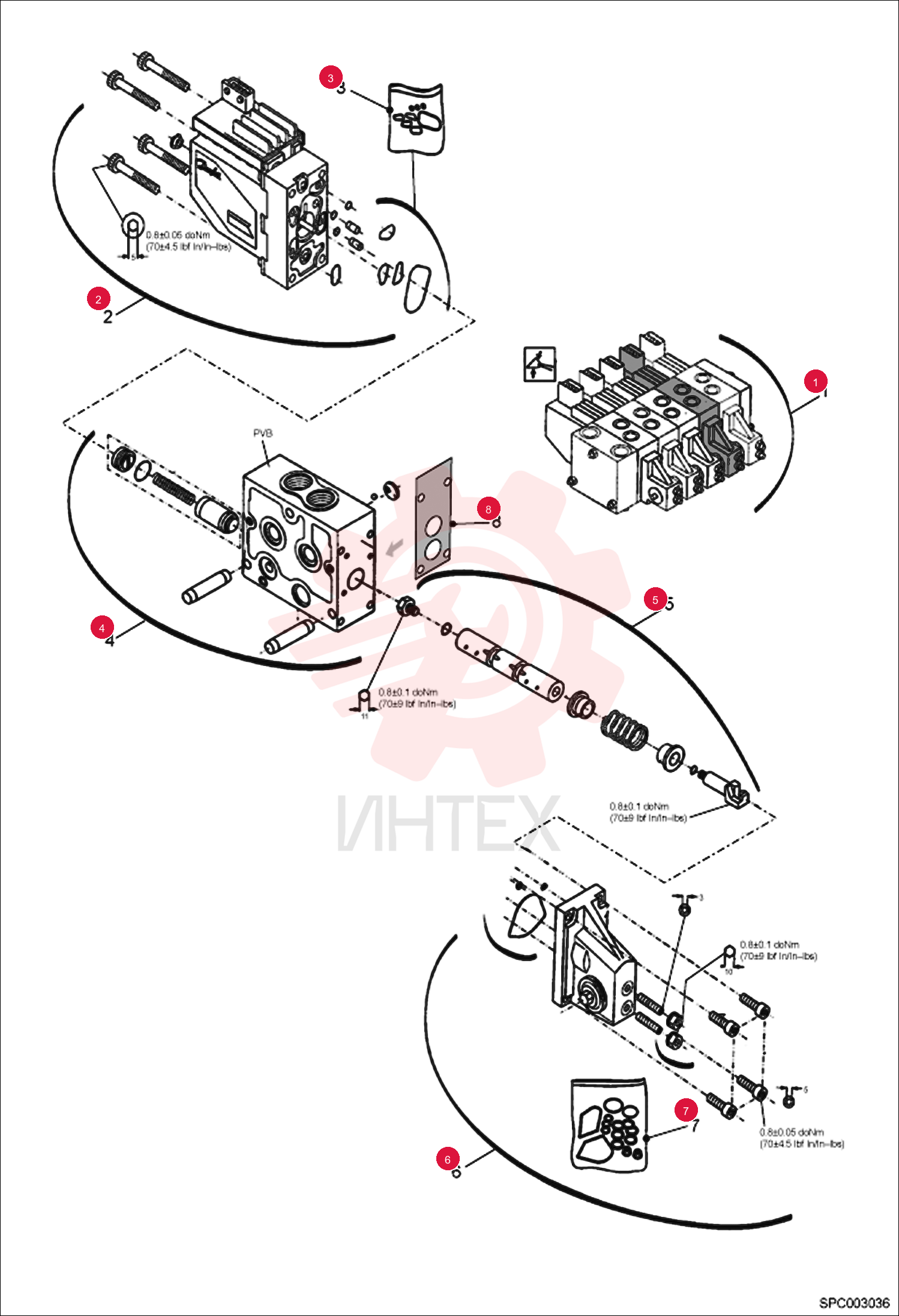 Hydraulic Control Valve 6918313 (5)