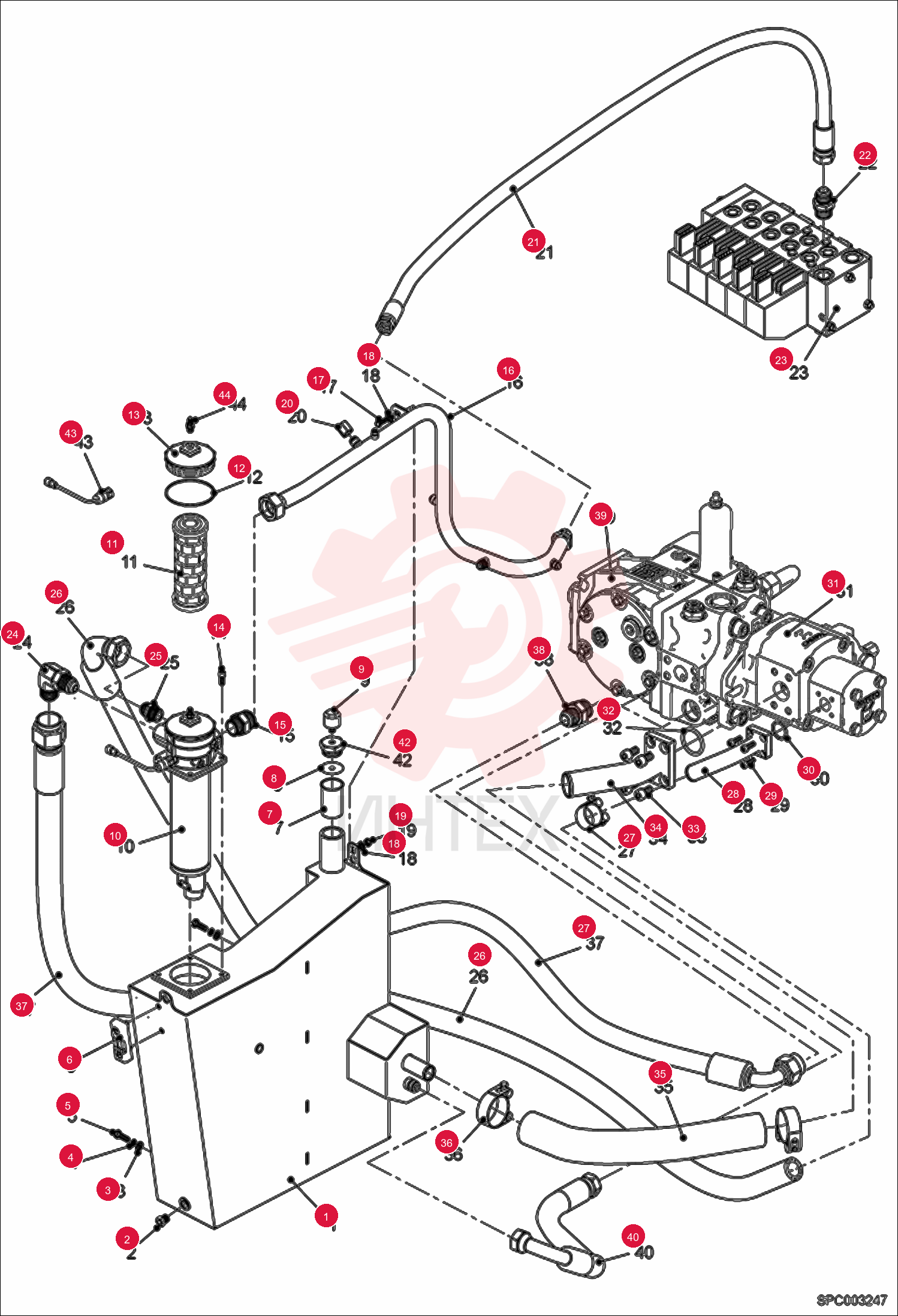 HYDRAULIC TANK 6913526 (2)