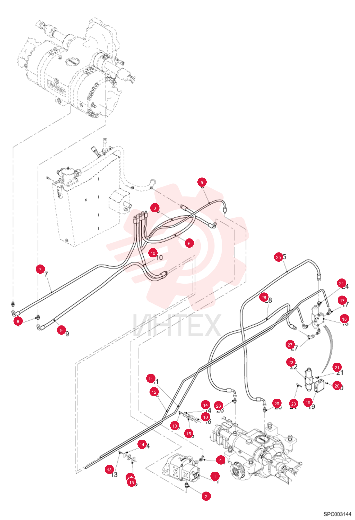 PUMP, HYD ASSY 6909447 (13)