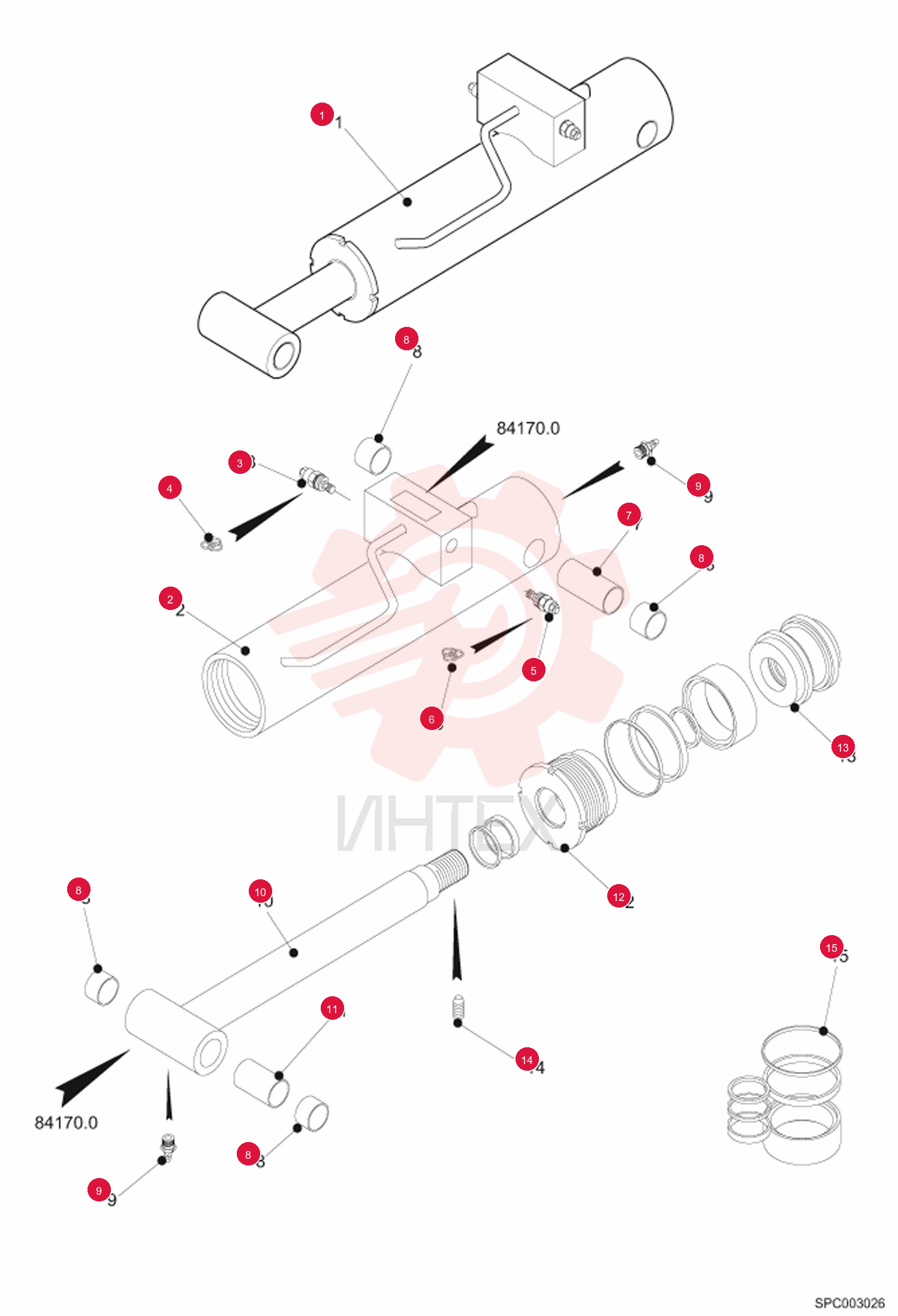 RAM CYLINDER 6912074