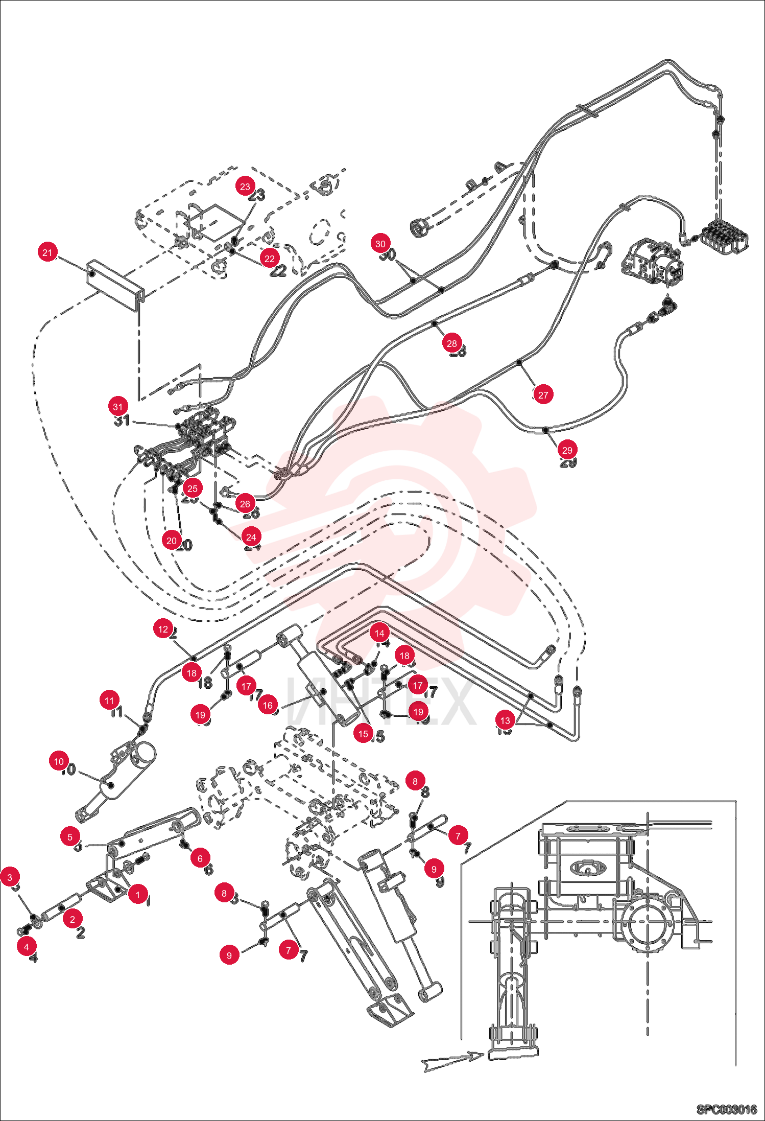 STAB PAD W/A 7213166-B (4)
