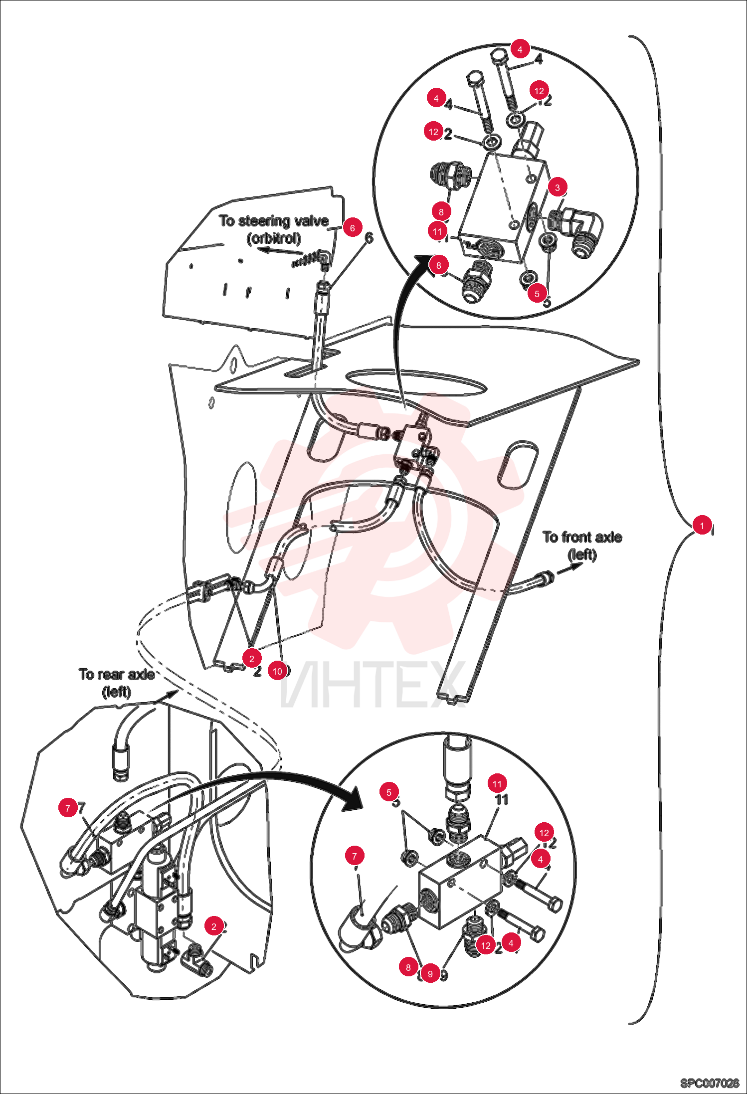 Steering balance kit 6914399 (1)
