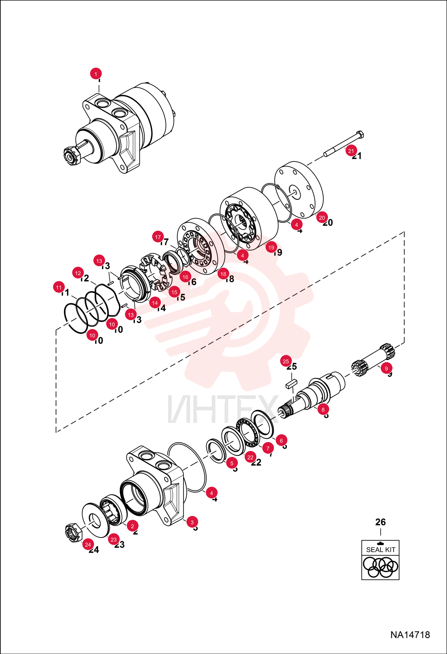 MOTOR HYDRAULIC 7326274