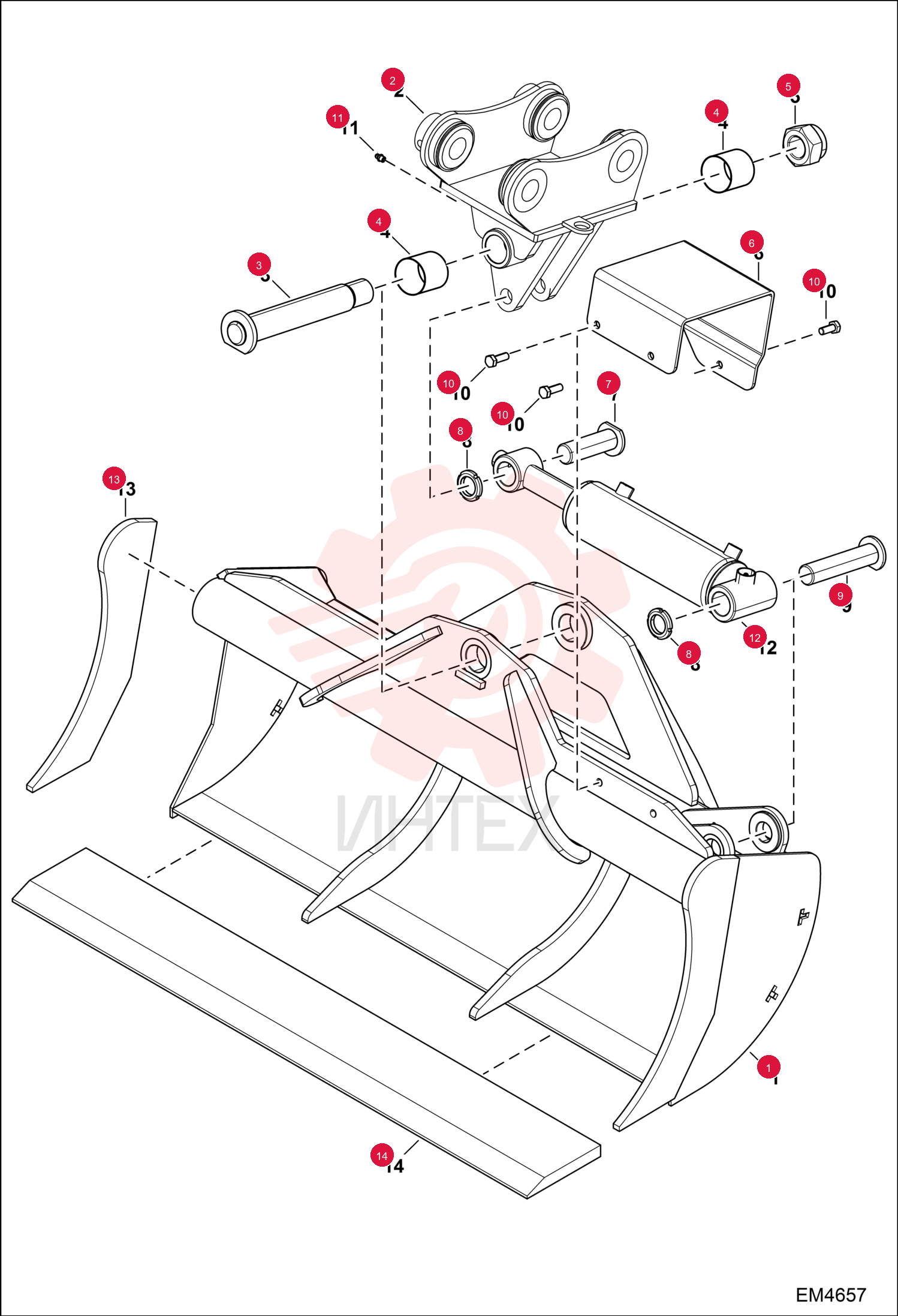 COUPLER, PIN-ON 7024998