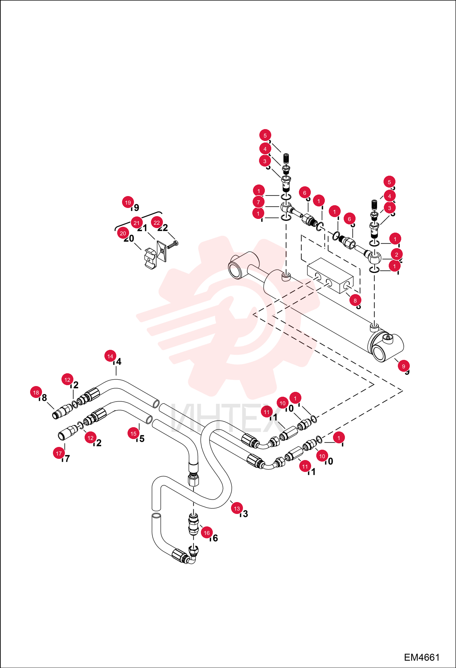 WASHER, BONDED 7011226 (4)