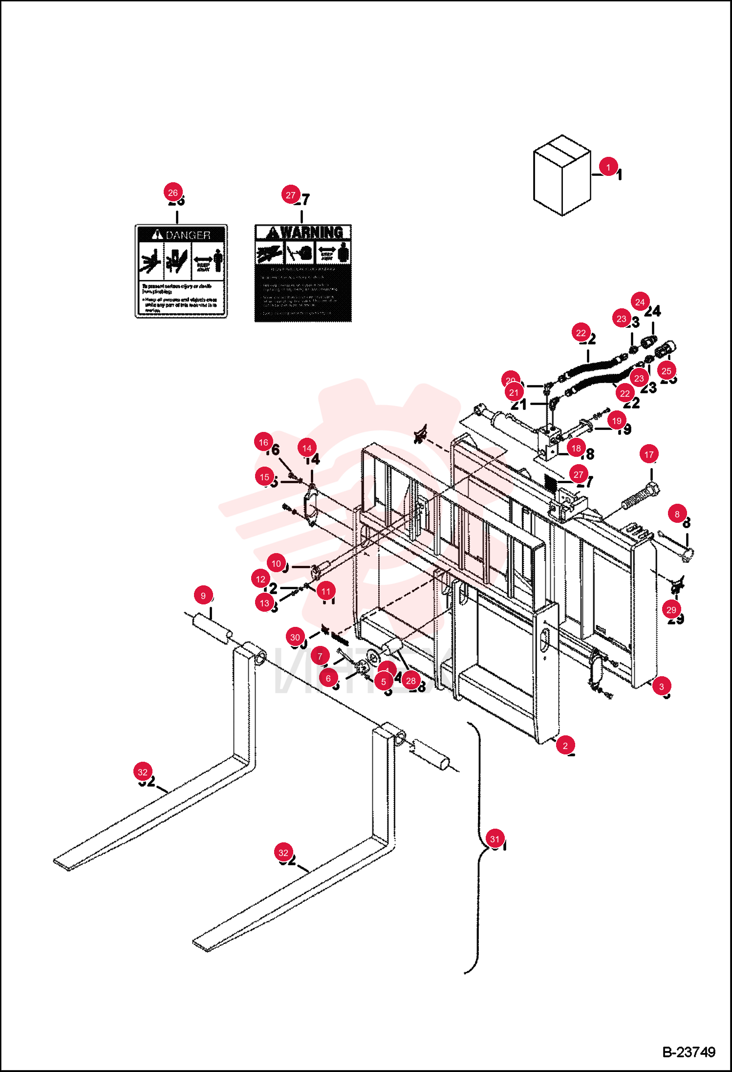 FRAME, FRONT 6698323
