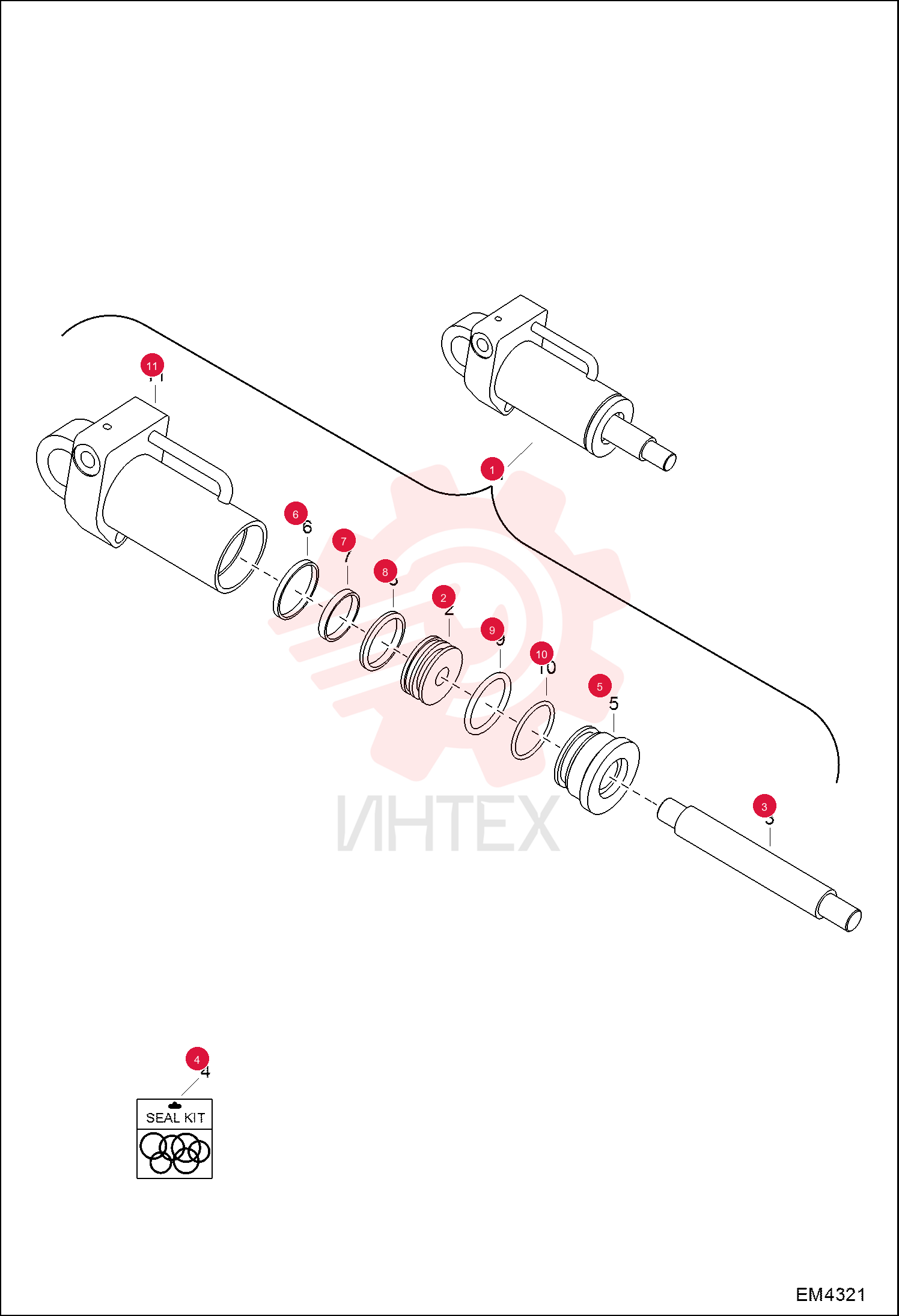 CYLINDER, LOCK 7012461