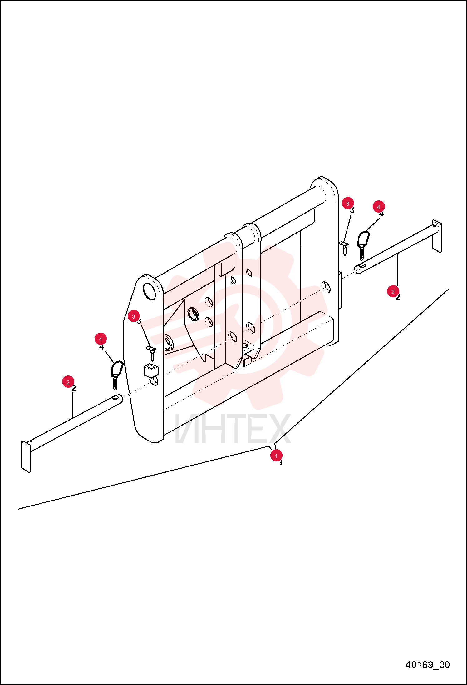 FORK, HOLDER PLATE 7019782 (2)