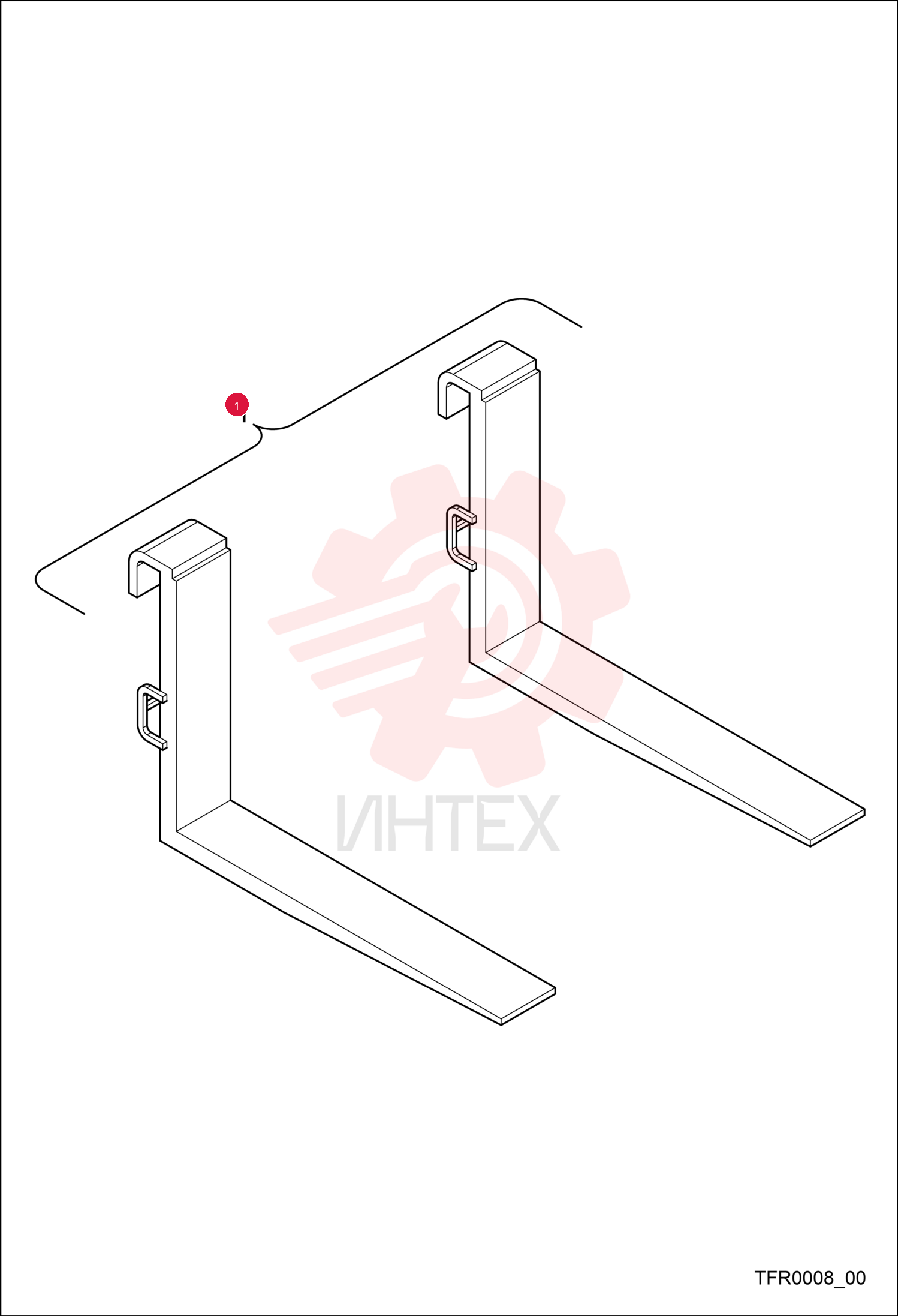 PAIR OF FLOATING FORKS 7028206