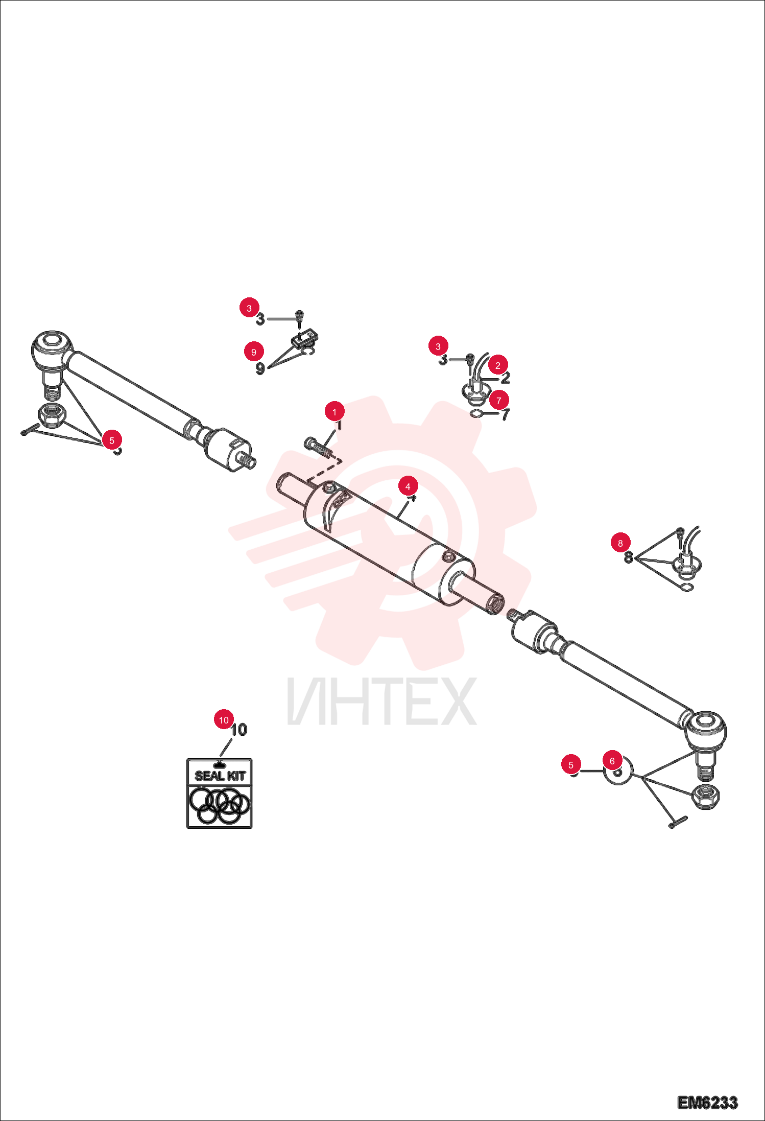 BOLT, CYLINDER 7014375 (2)