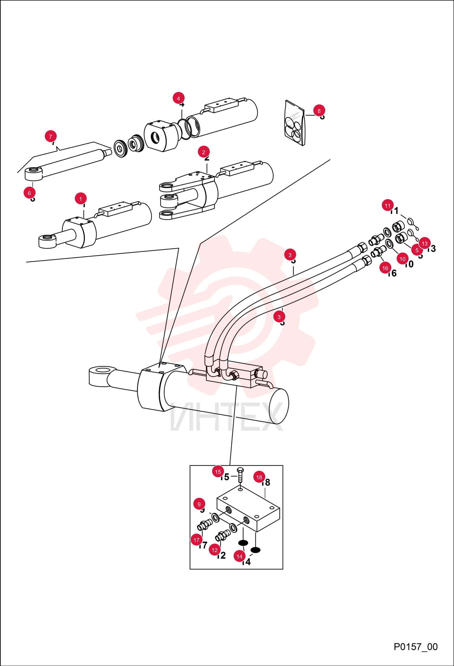 CYLINDER ASSEMBLY 7018115 (2)
