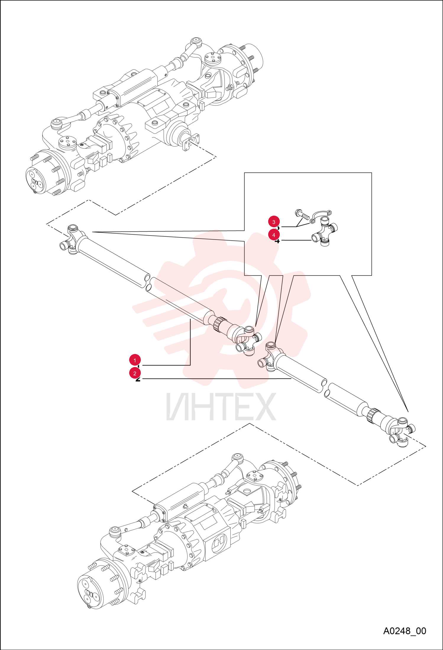 TRANSMISSION SHAFT 7014935 (1)