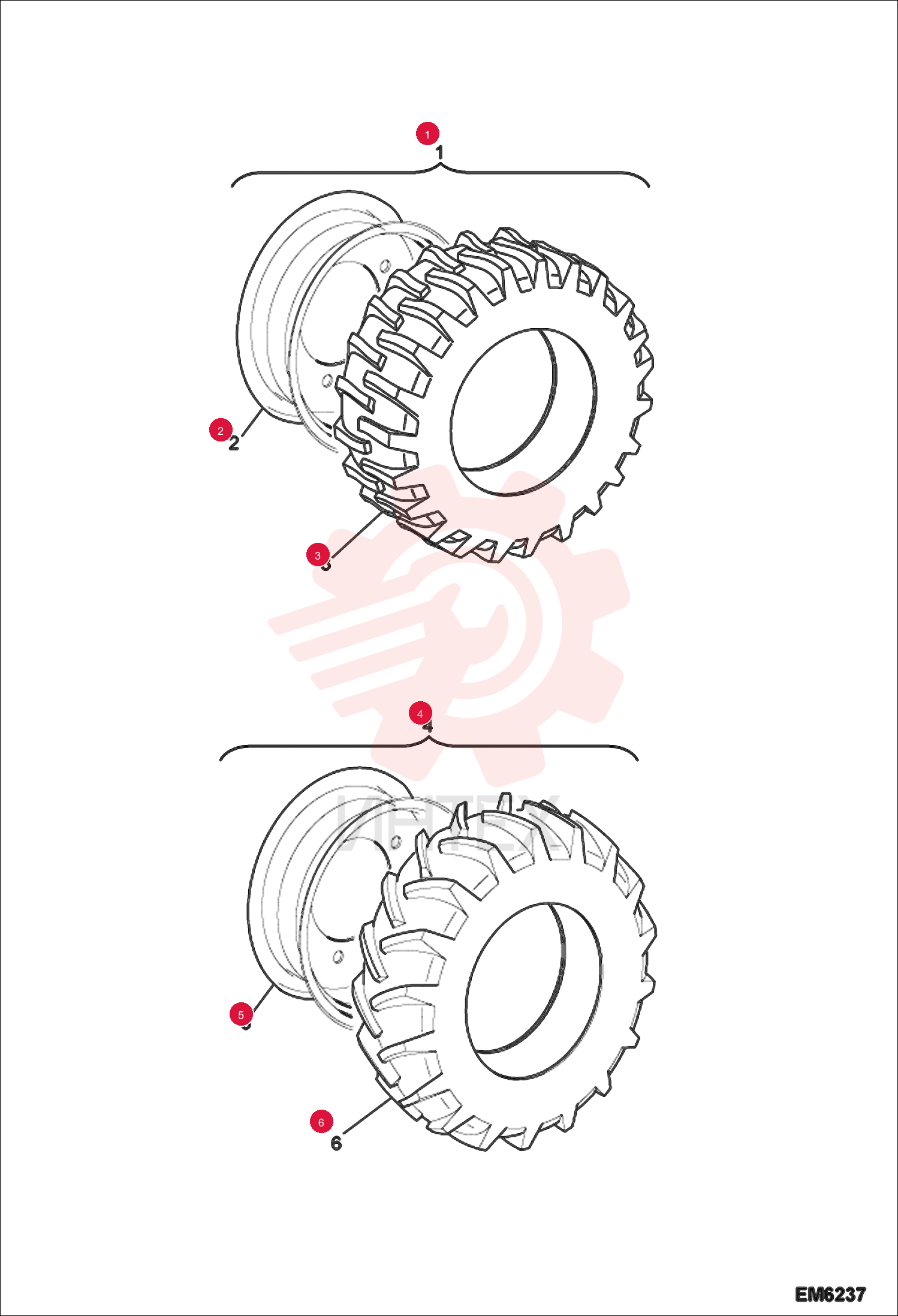 WHEEL, STANDARD 7014957