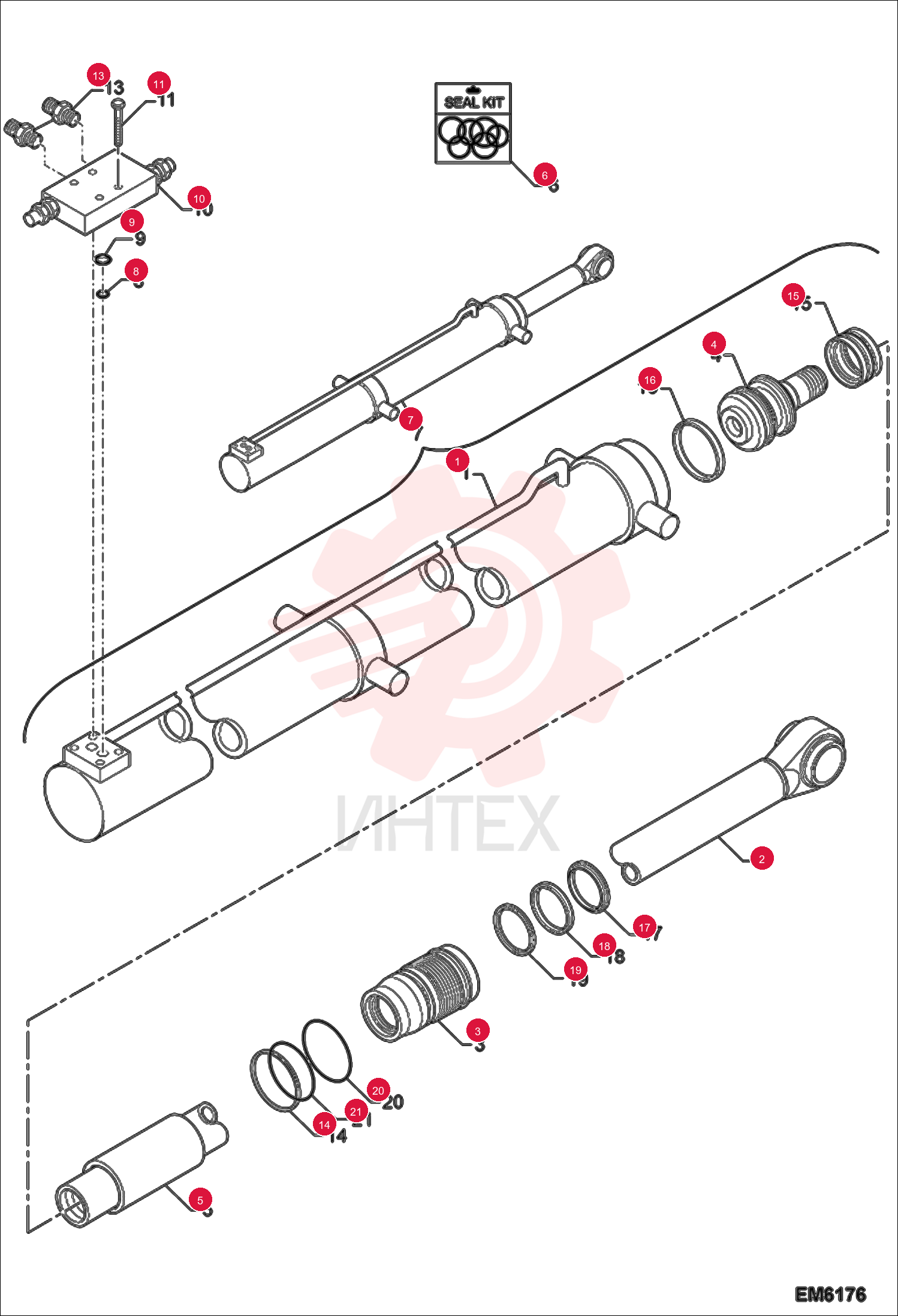 CASING, CYLINDER 7031266
