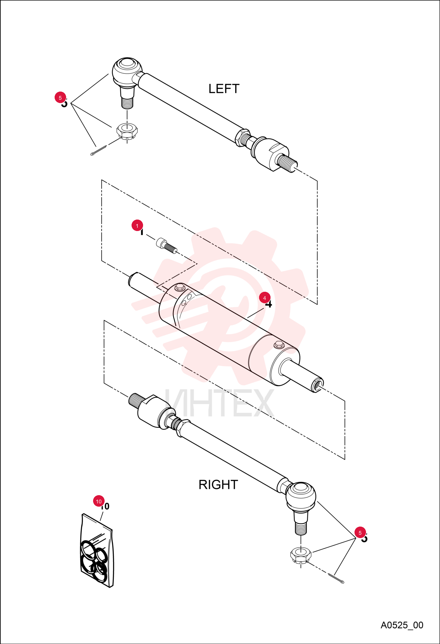 BOLT, CYLINDER 7014375