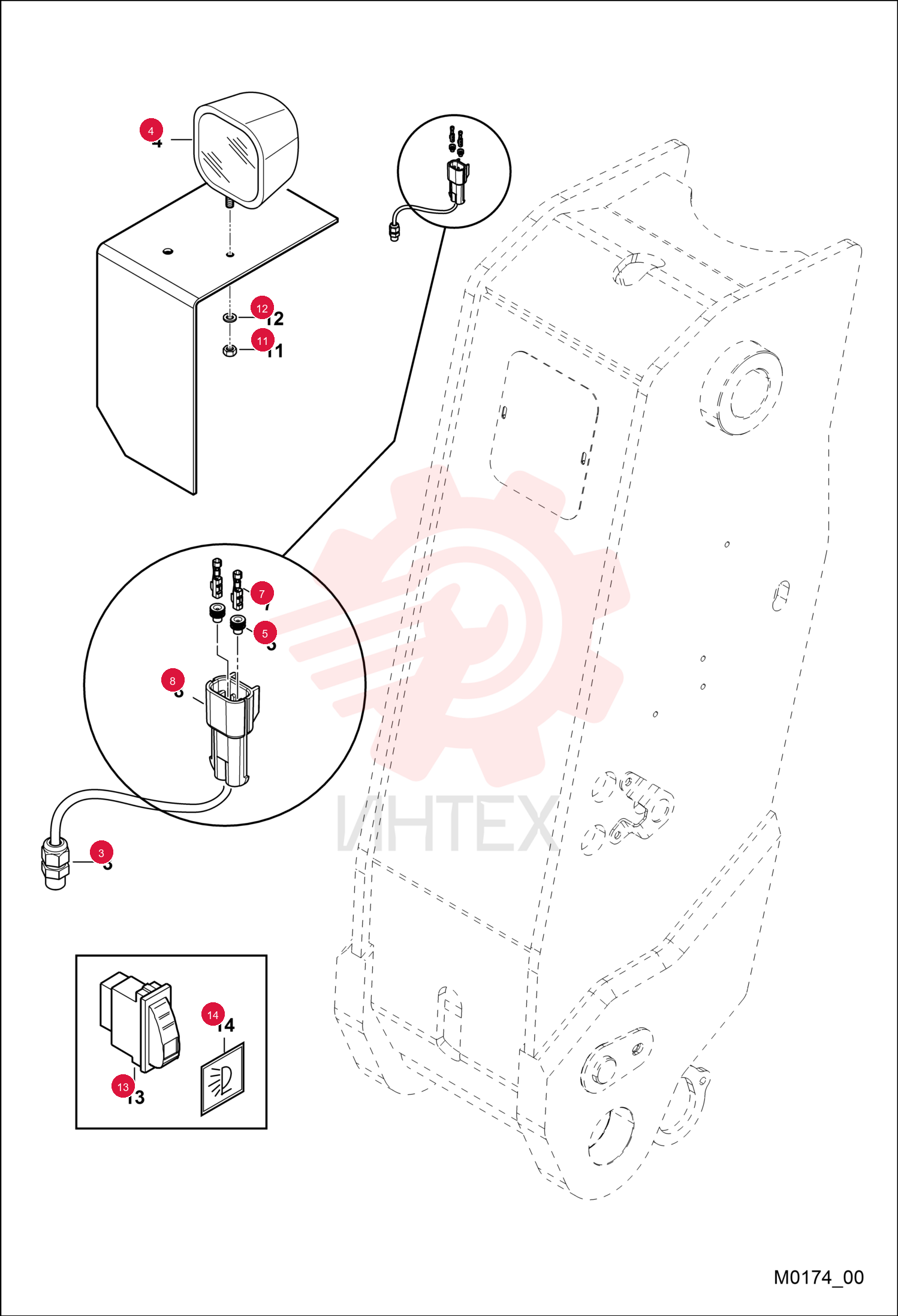 GLAND, CABLE 7026664