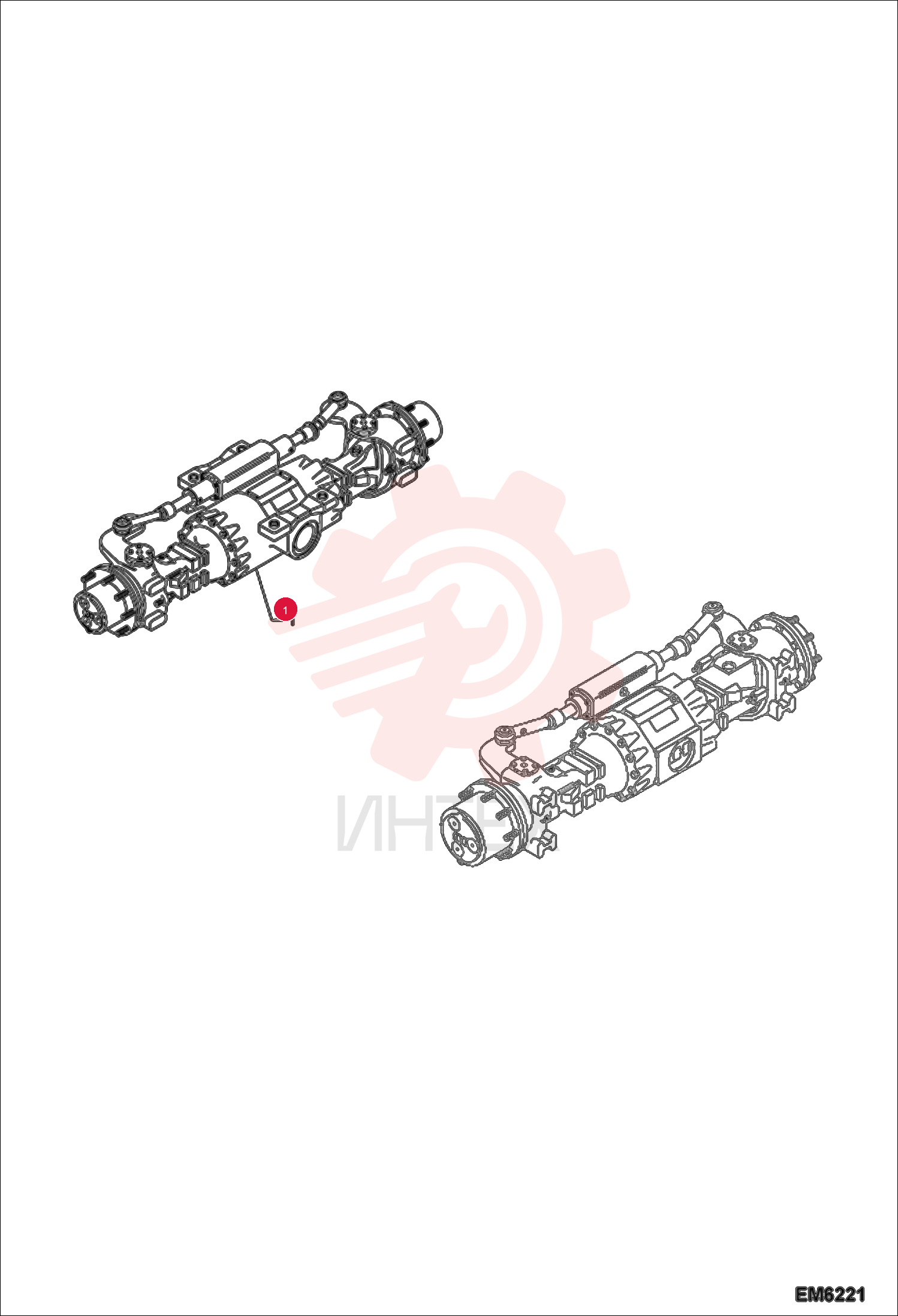AXLE, REAR 7014456