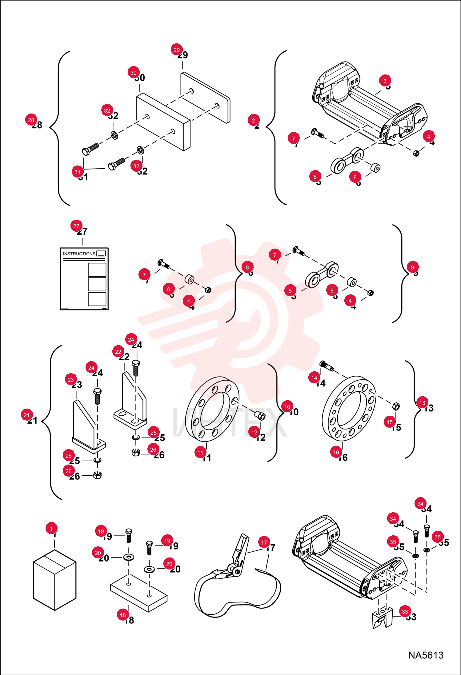 PAD ASSY, 15.50"