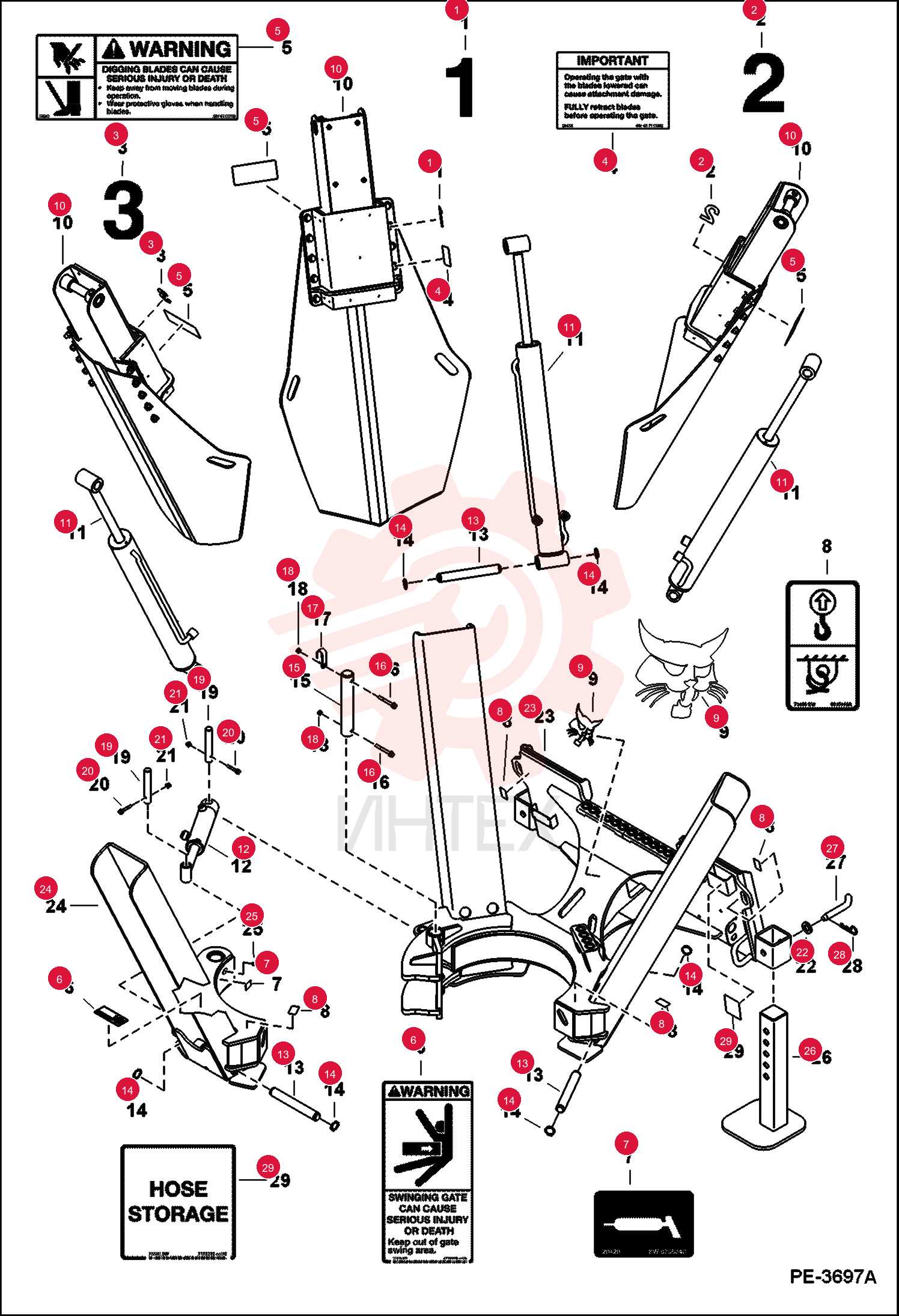 DECAL, FUSE RELAY 6719804 (8)