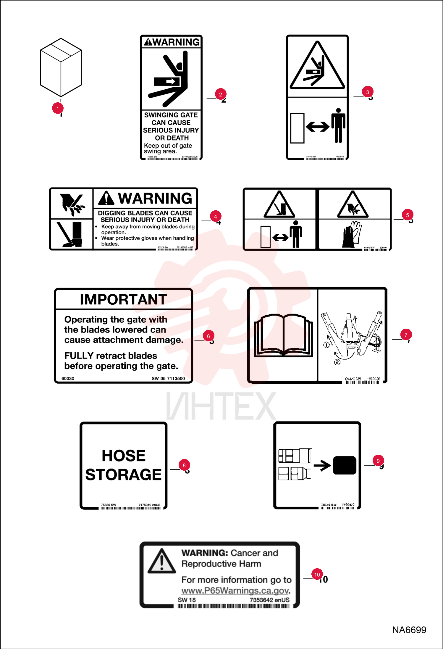 DECAL,WARNING 6719707