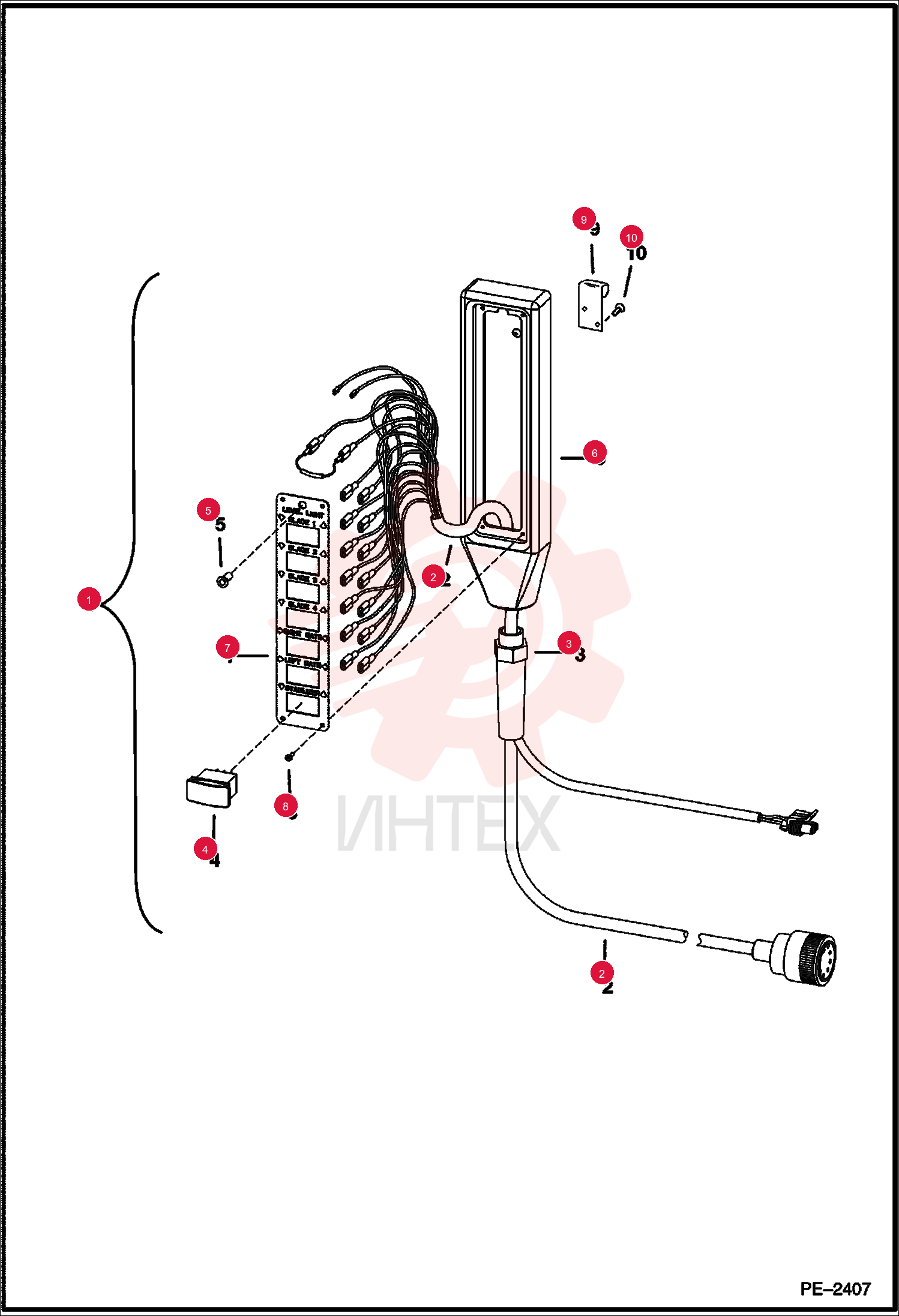 HARNESS, 14-PIN