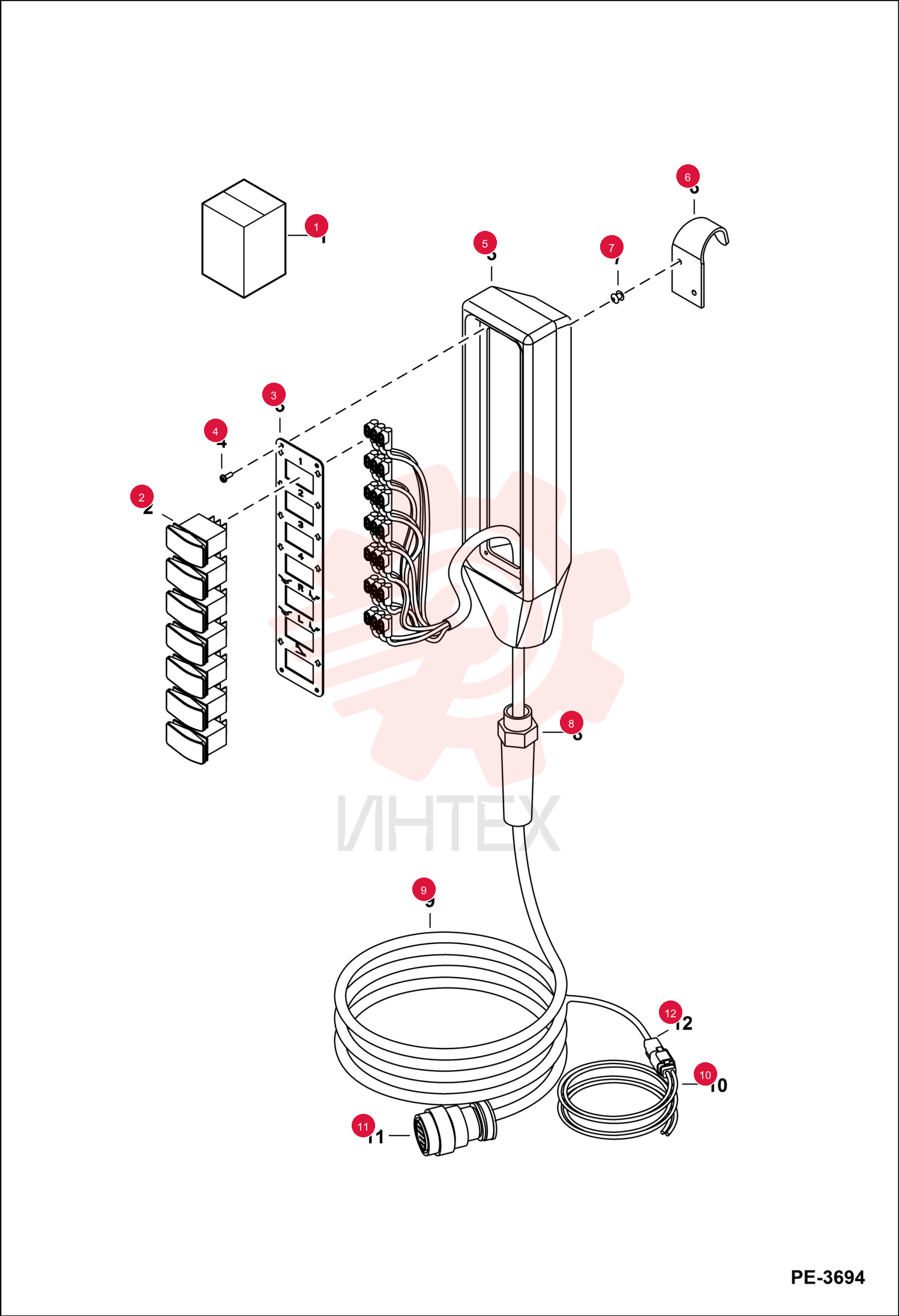 SWITCH, ROCKER 6678553 (3)