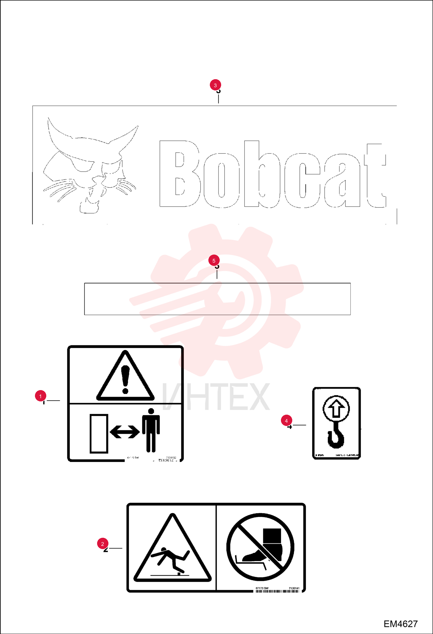 DECAL, WARNING 7130132