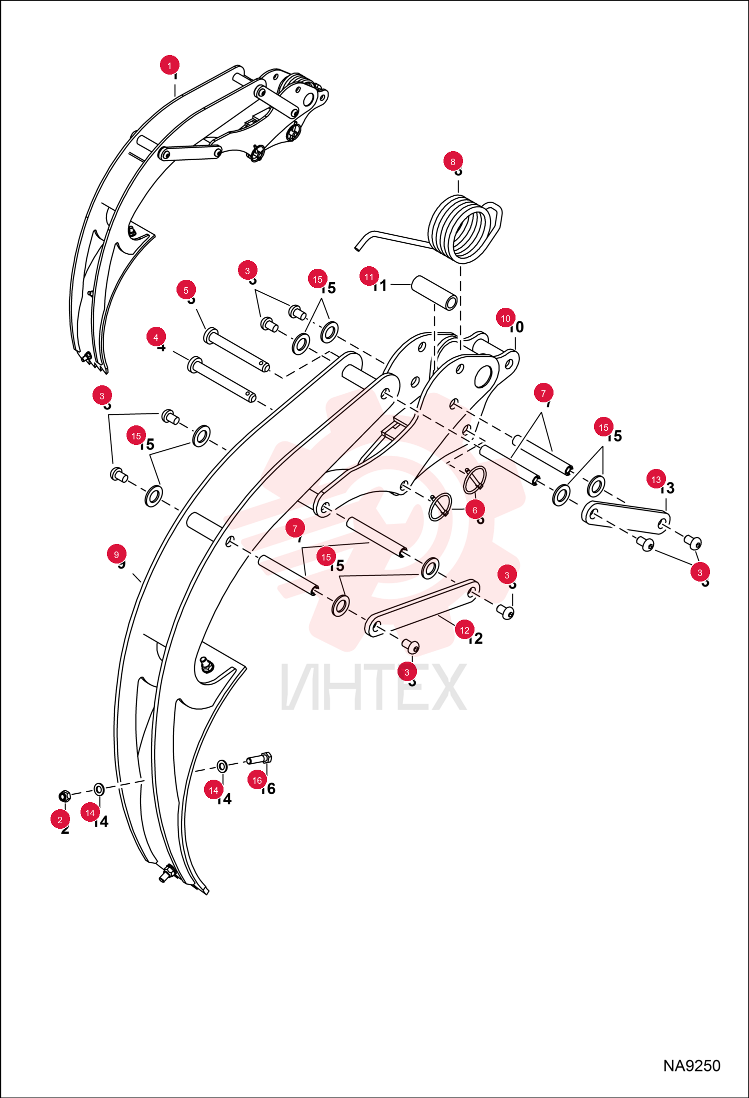 BRACKET, HITCH 7249925