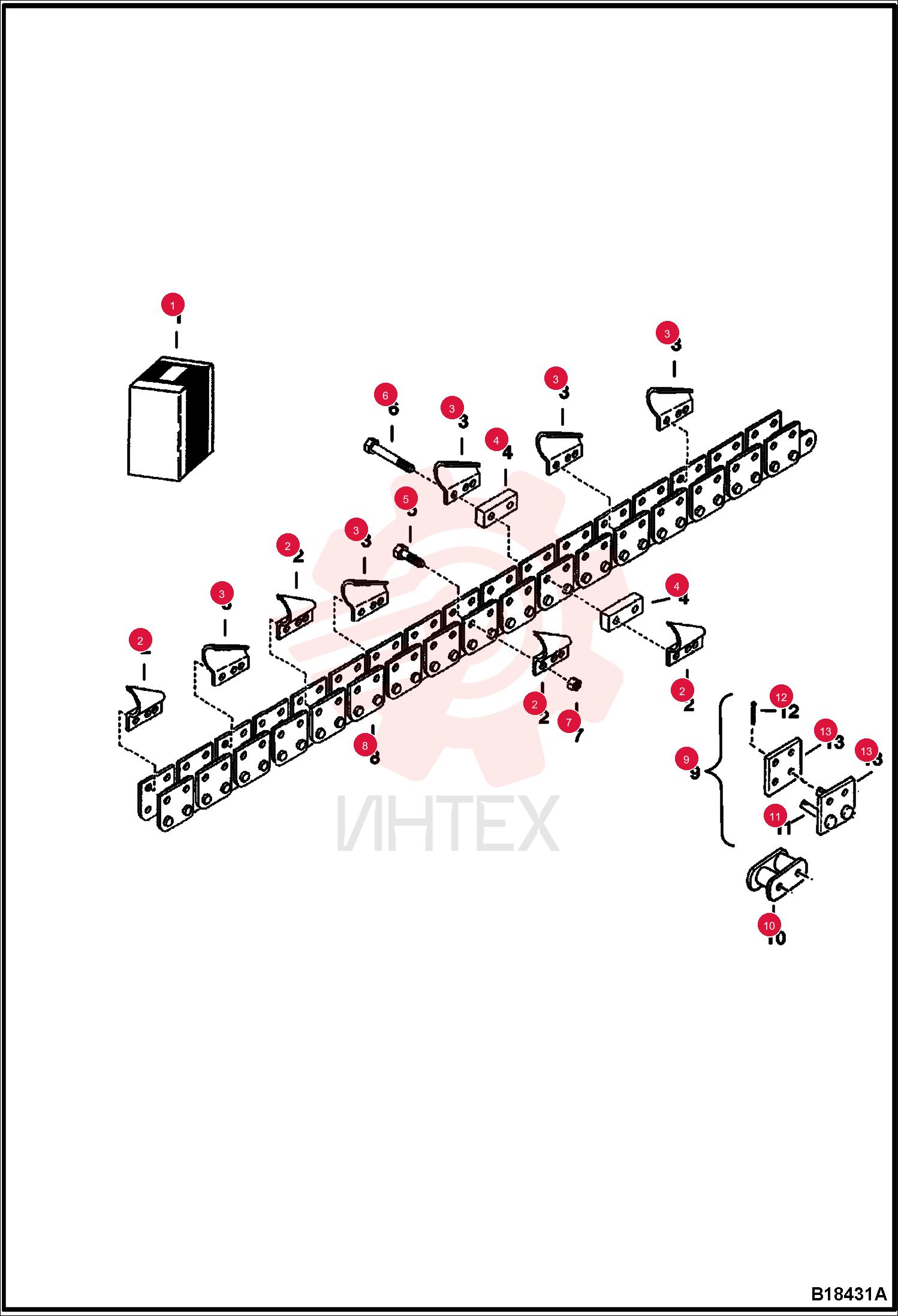 KIT,8"CUP TOOTH 6807926 (1)