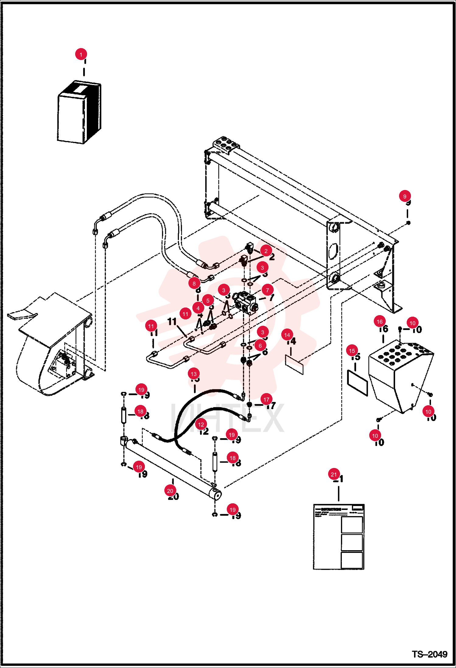 KIT,SIDE SHFT LT203