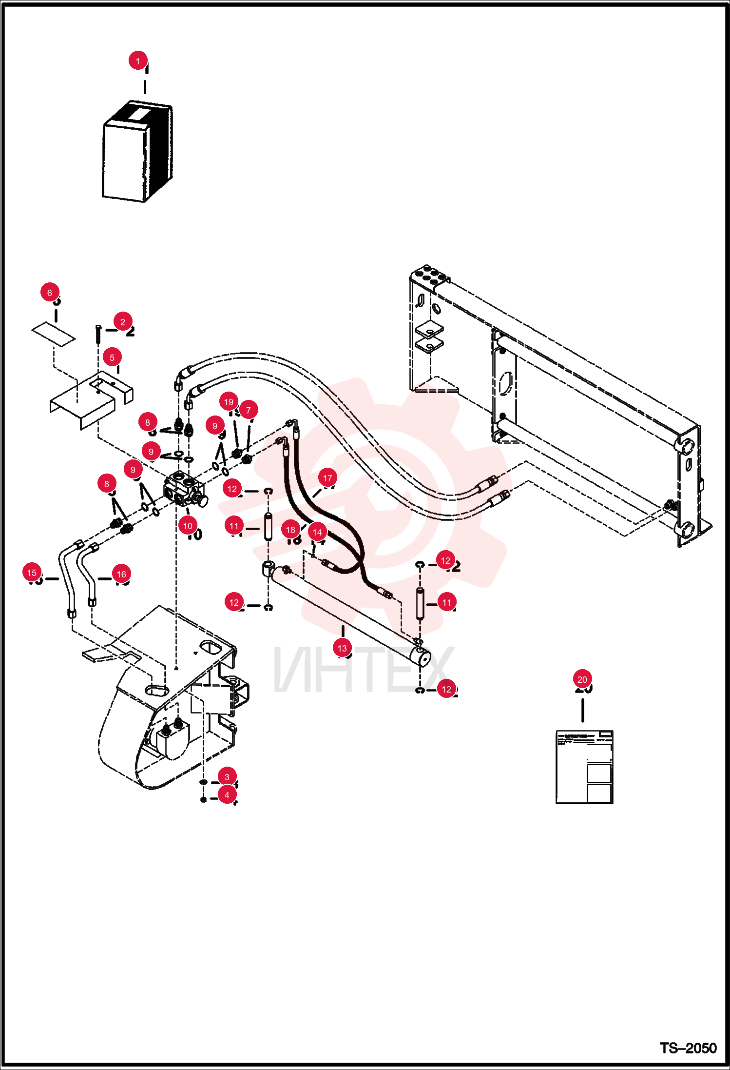 KIT,SIDE SHFT LT304 6807445 (2)