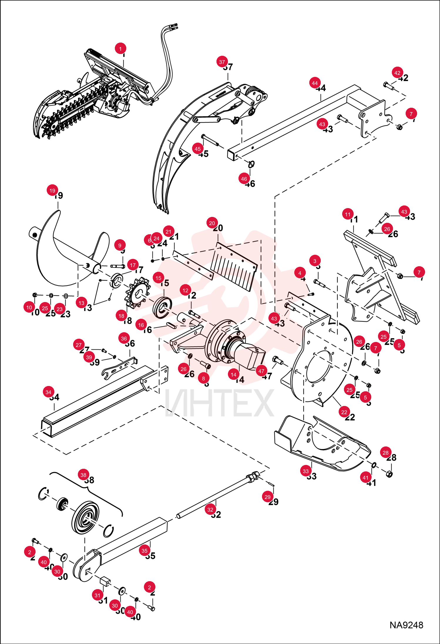 TRENCHER, BT1090 7246158 (2)