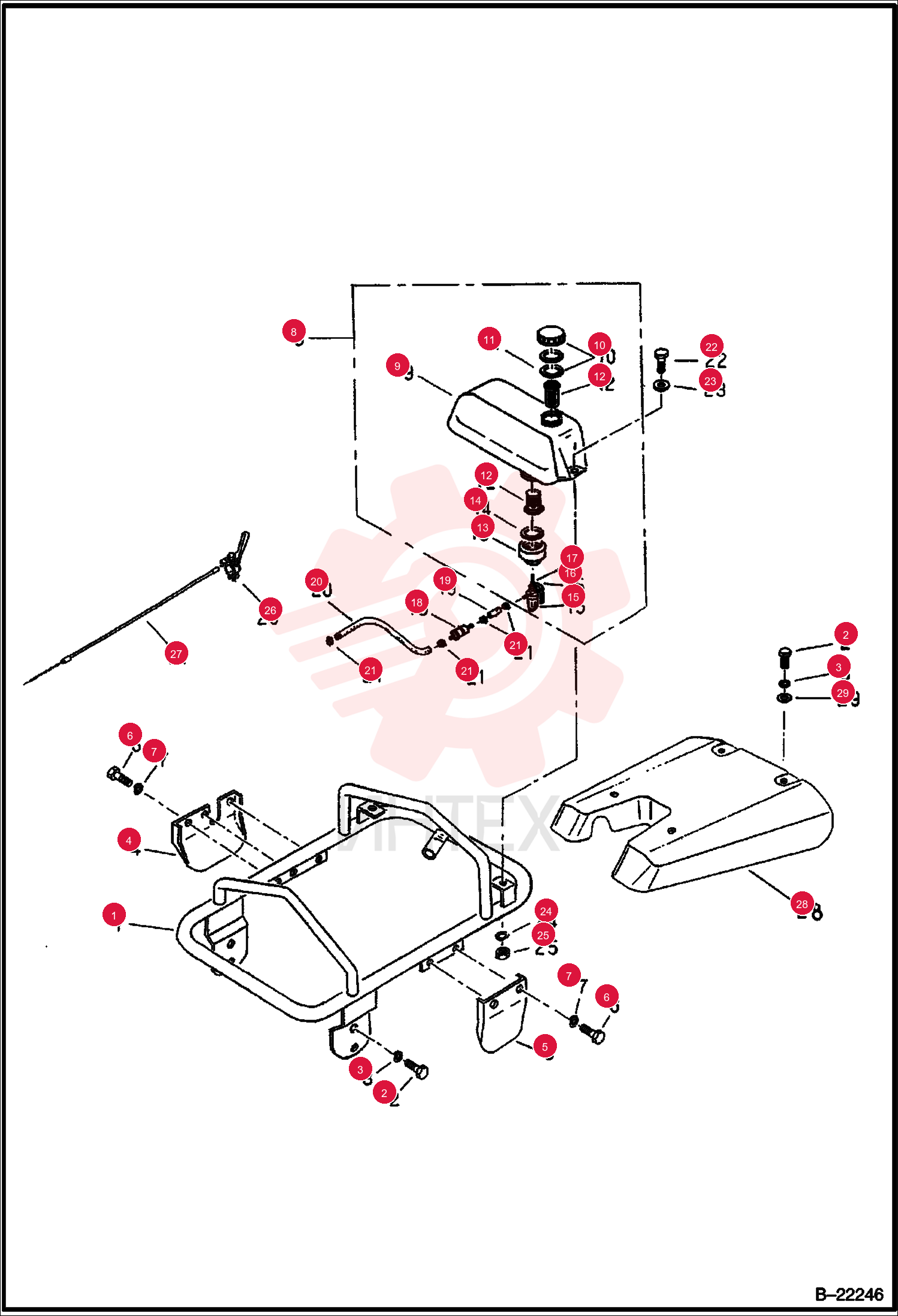OPERATING HANDLE IR54680657