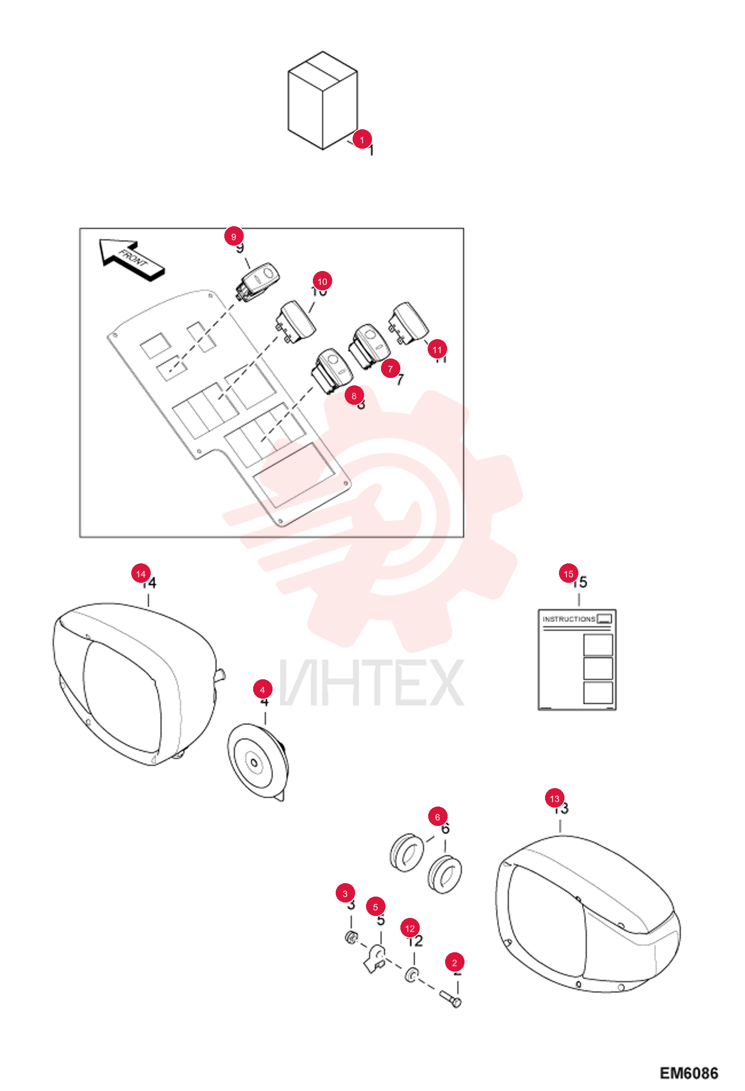 FRONT LIGHT KIT 6932235
