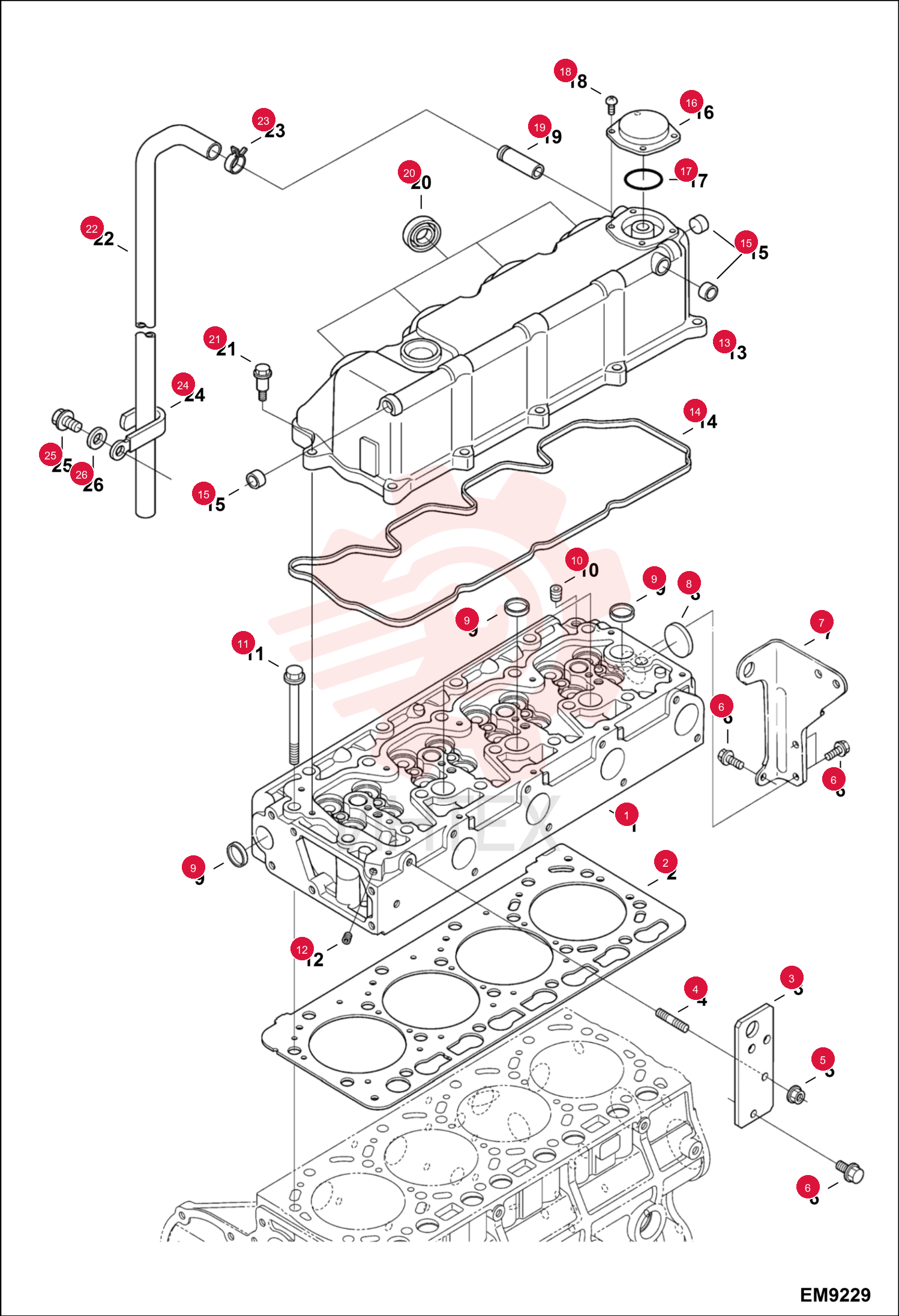 HEAD, CYL ENG 7020950