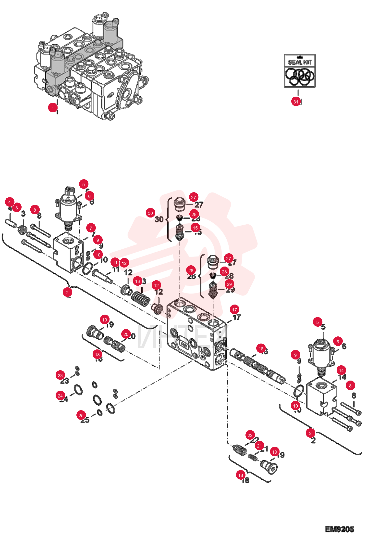 KIT FULL WORKING SECTION 7019157