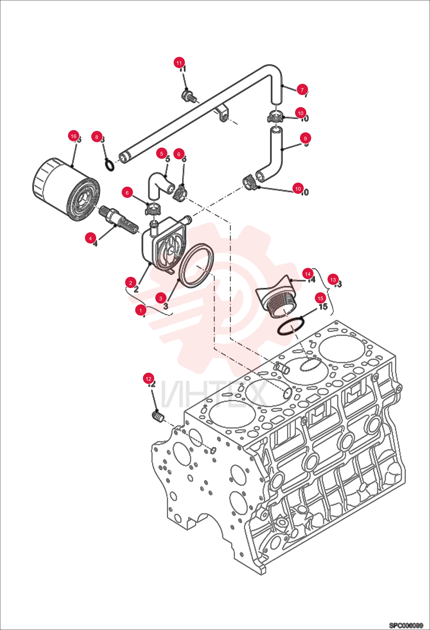 OIL COOLER 6680909