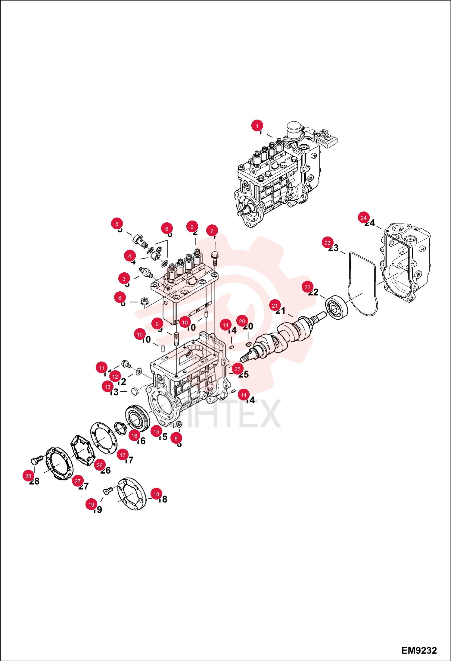 PUMP FUEL INJECTION 7009356REM (2)