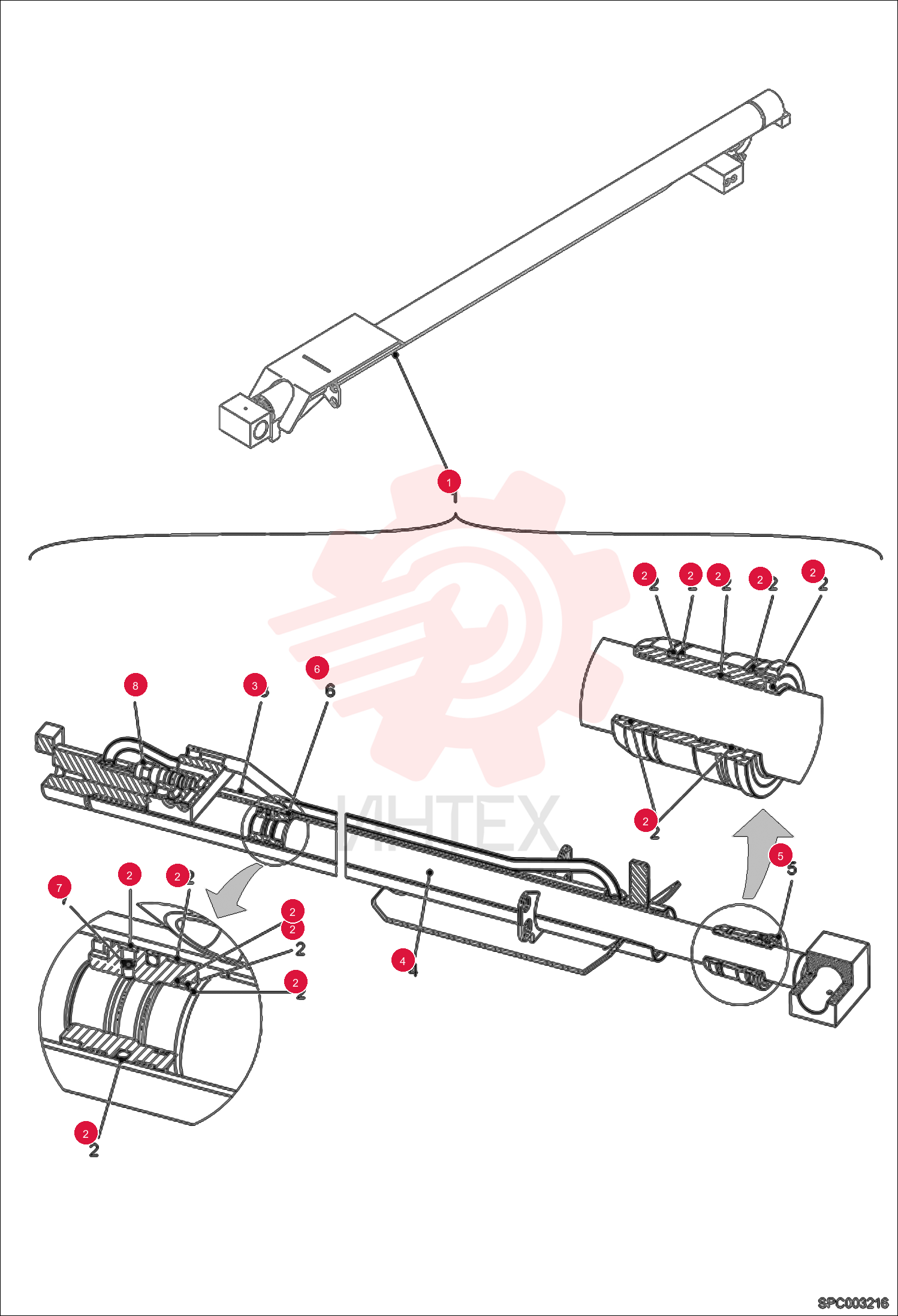 TELESCOPIC CYLINDER 6921439 (2)