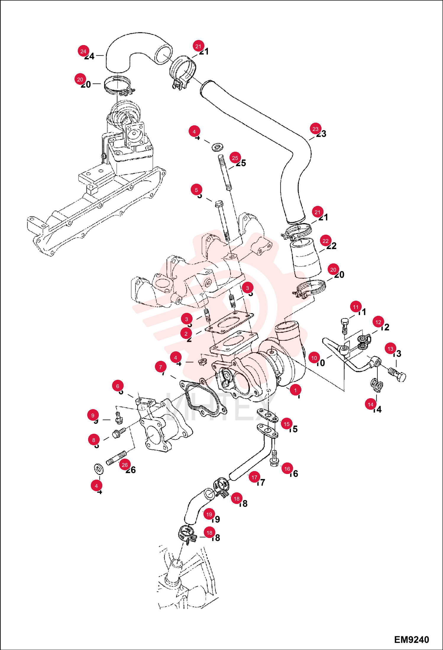 TURBOCHARGER 7017202REM