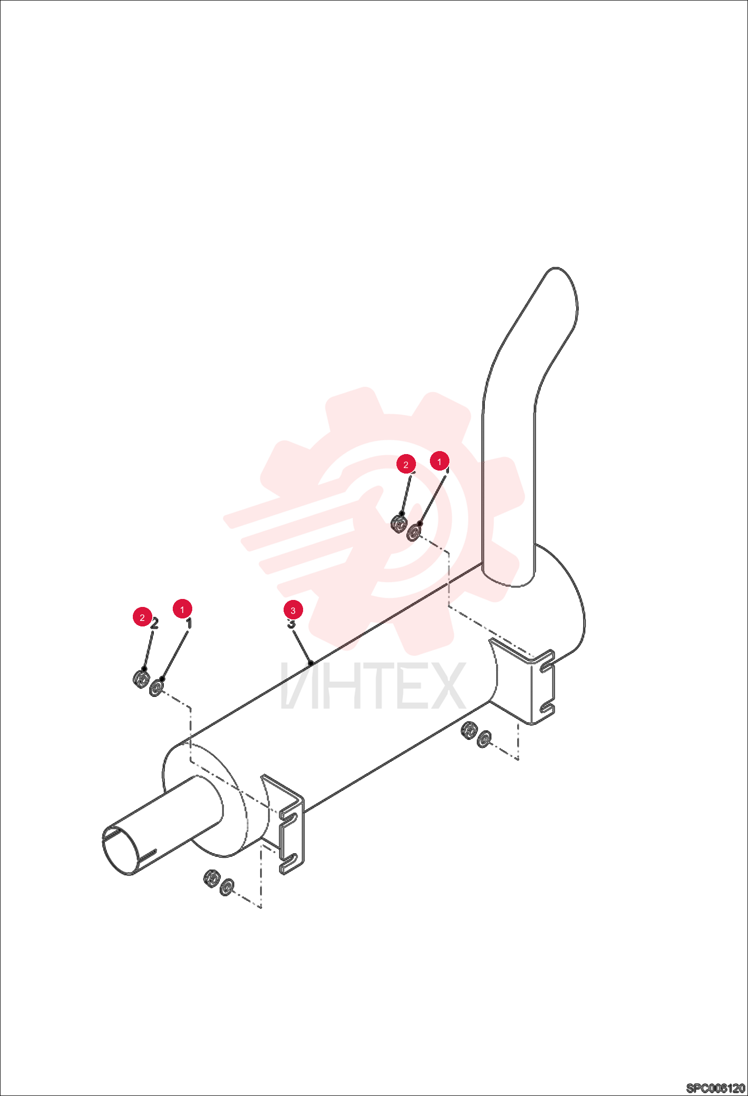 WASHER PLAIN 1EM100 (2)