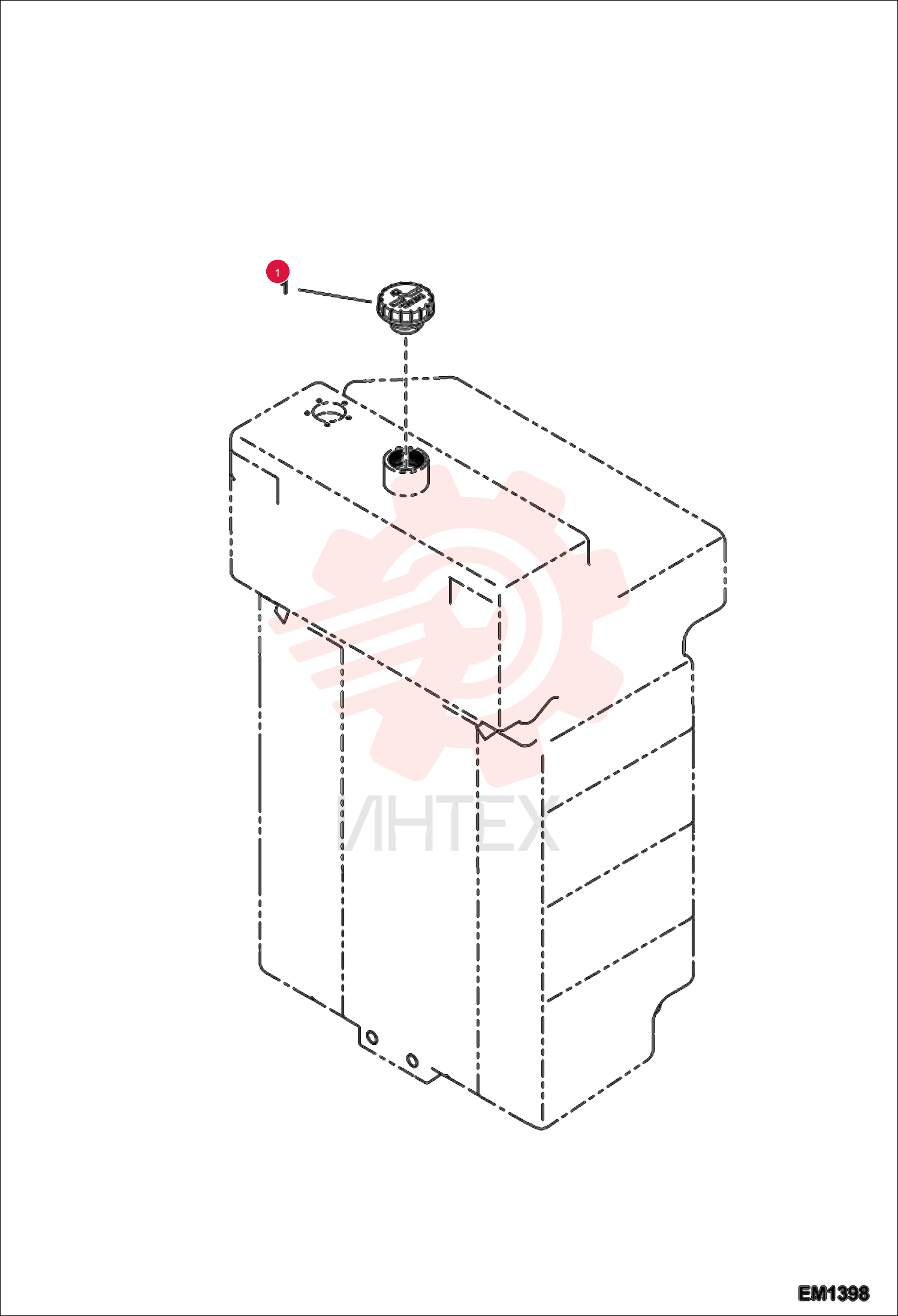 CAP, FUEL LOCKING 6661696