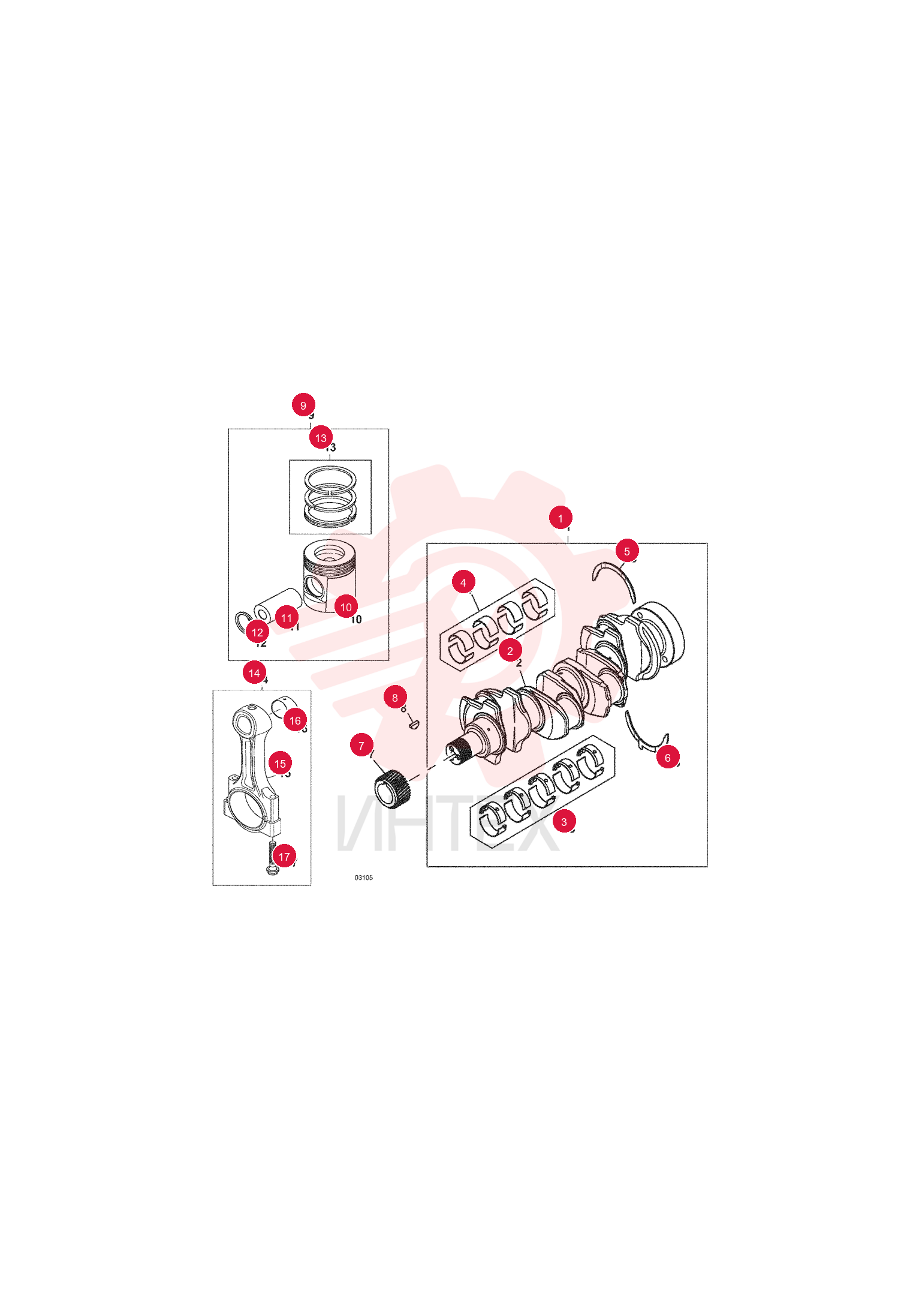 CRANKSHAFT KIT 6912029