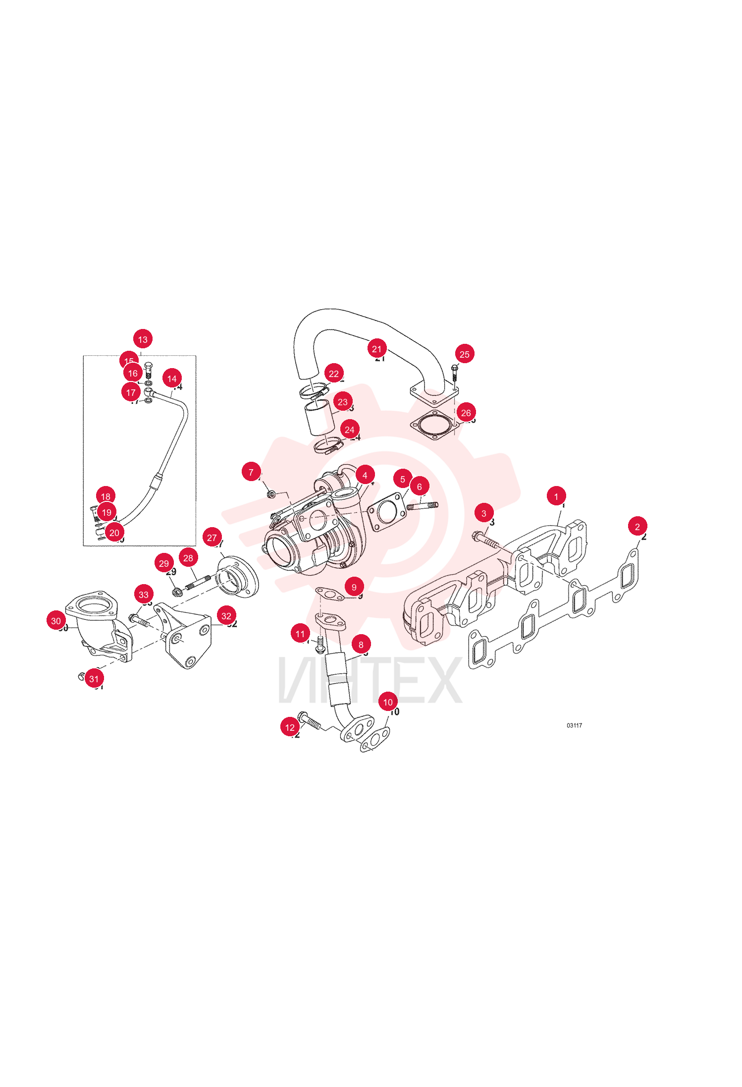 EXHAUST MANIFOLD 6911993