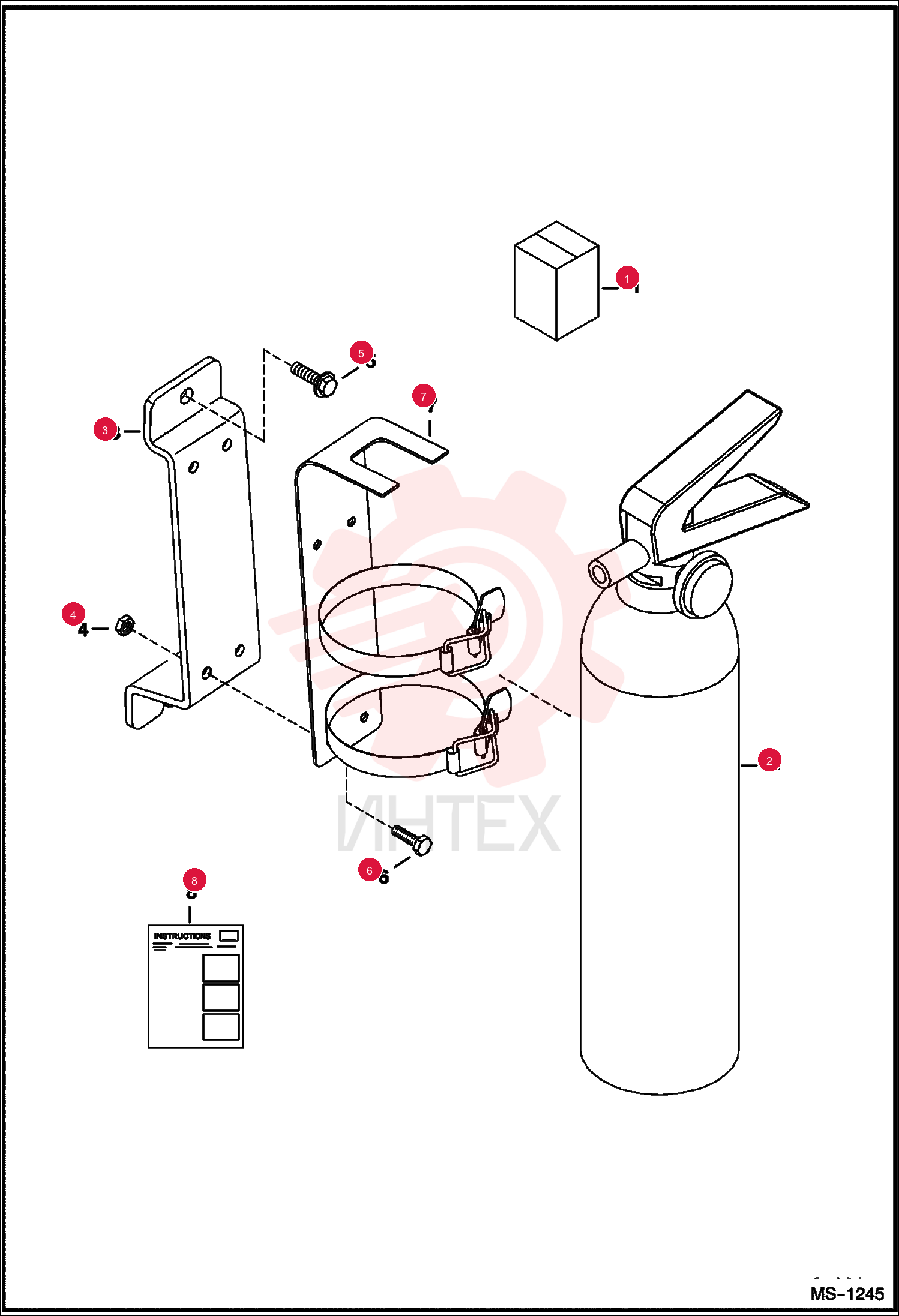 KIT, EXTINGUISHER FIRE 6810798 (1)