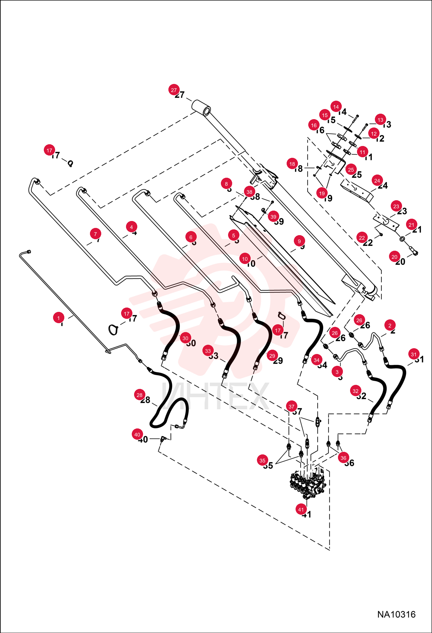 TUBELINE HYDRAULIC 7318519 (1)