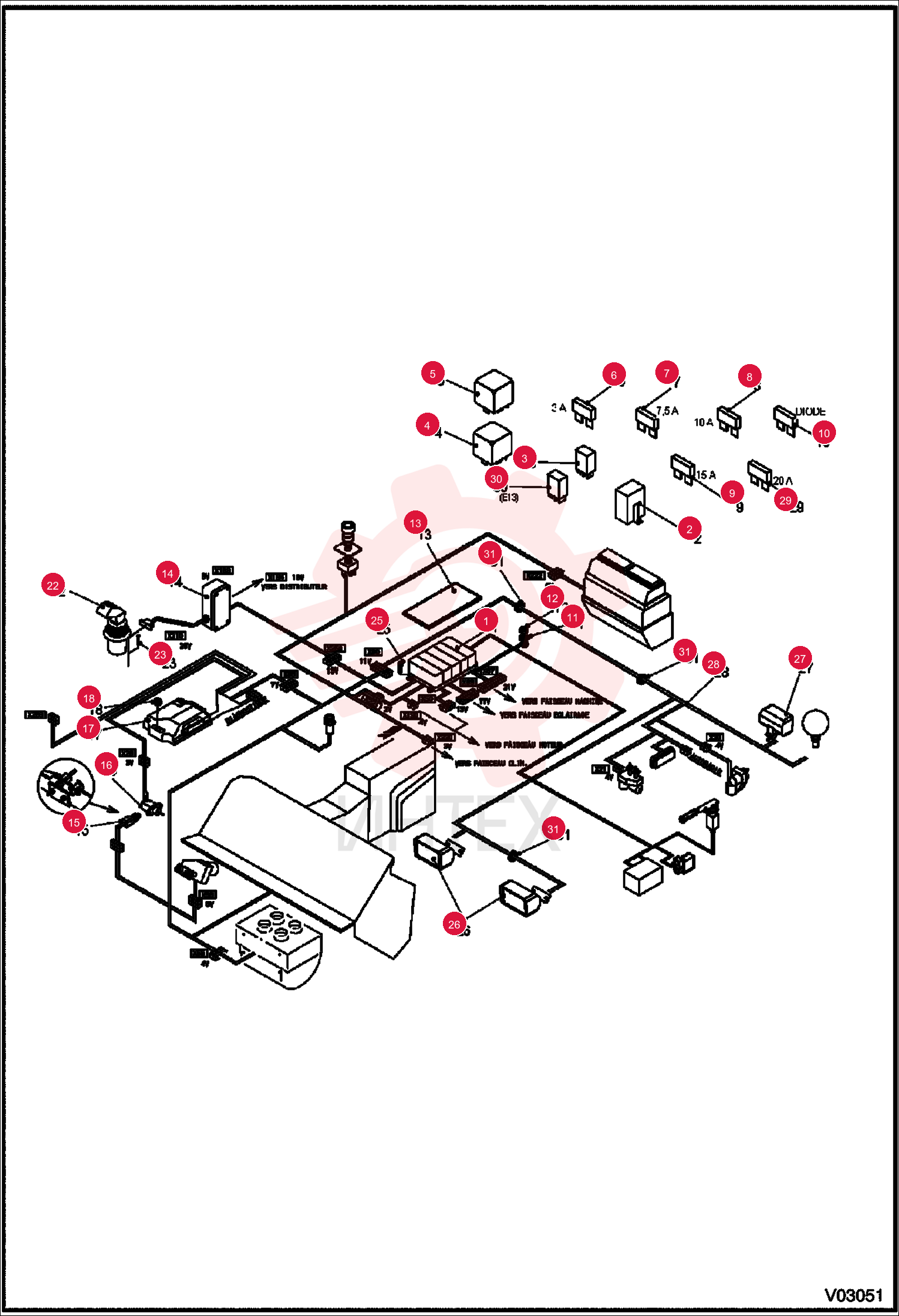 HARNESS , CAB 6909311