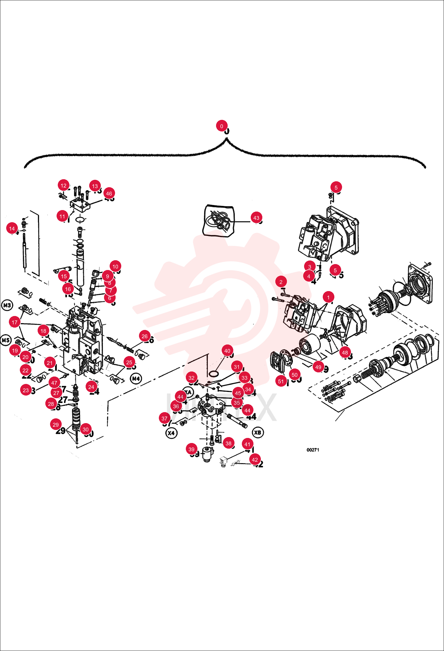 MOTOR, DRIVE HYD 78256-5