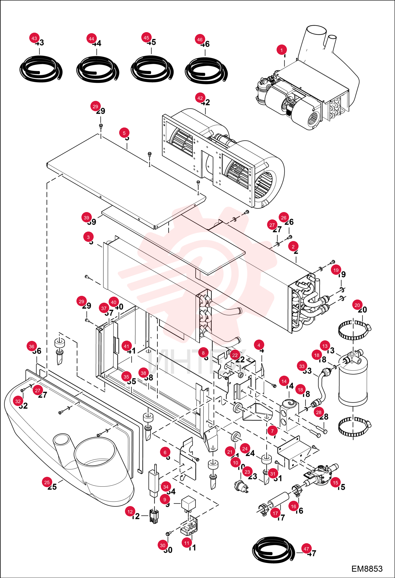 COIL EVAPORATOR 7022151