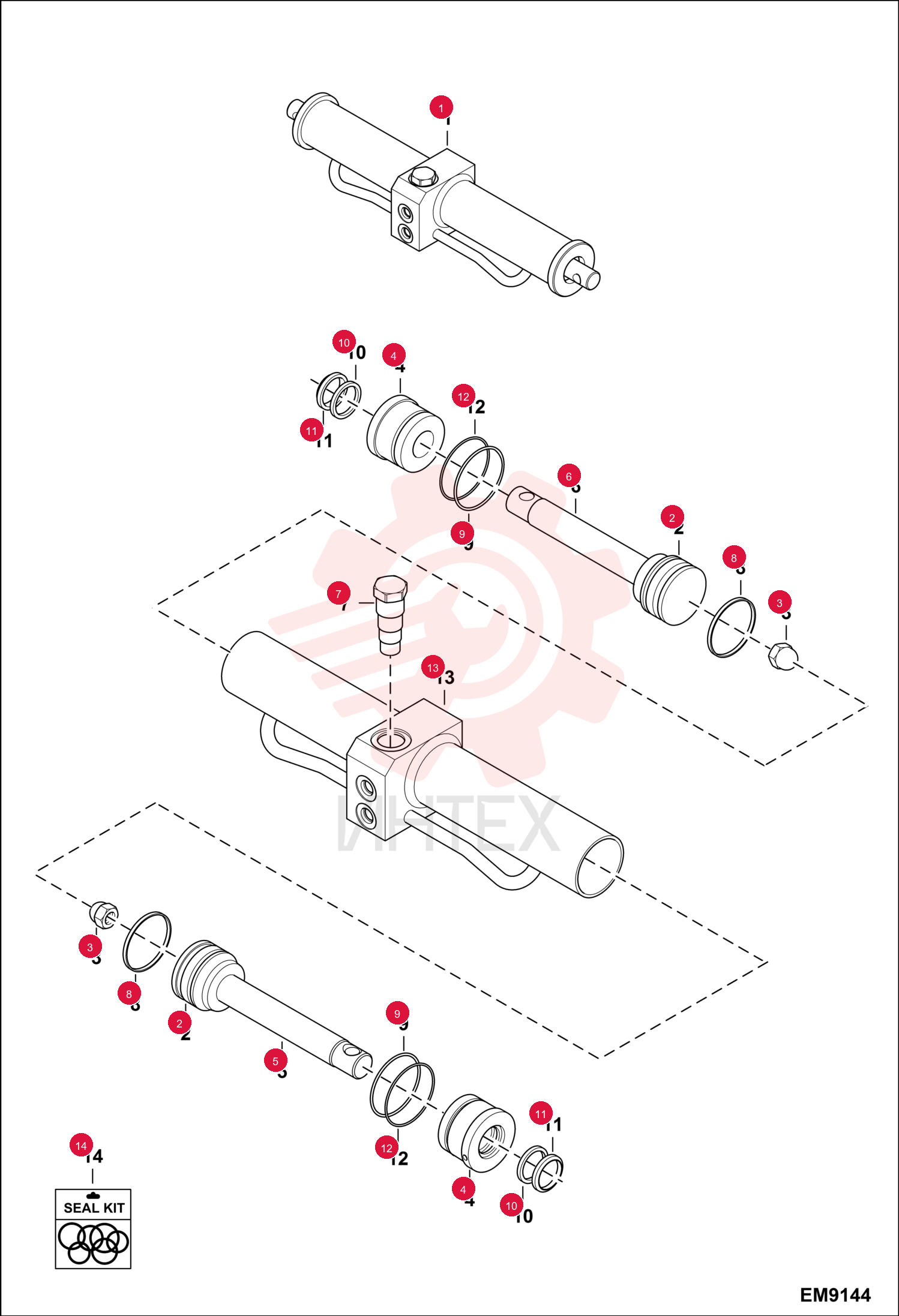 CYLINDER HYDRAULIC 7181572
